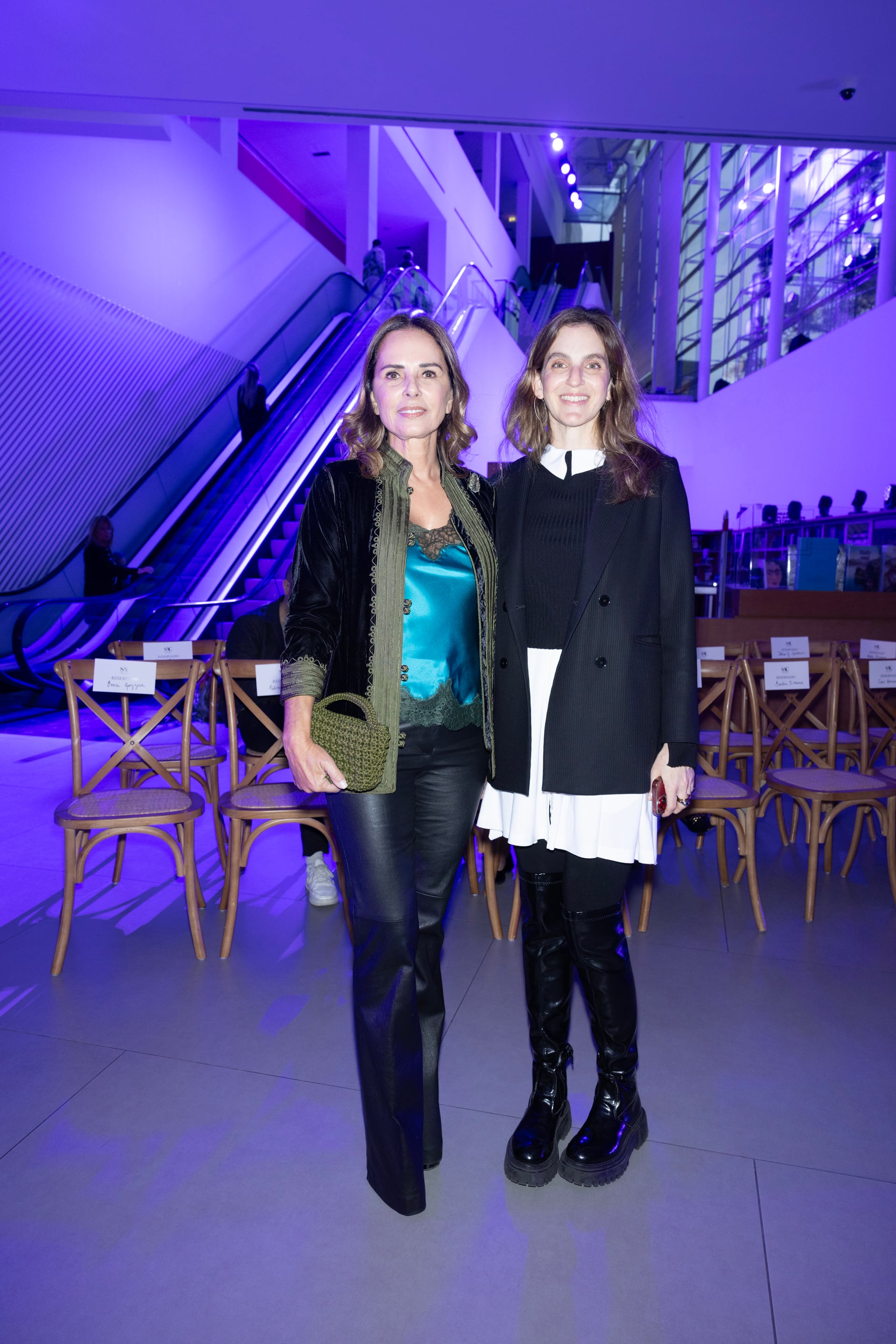 Nathalie Sielecki y Amanda Timerman en el MALBA