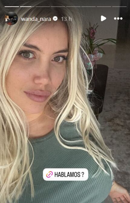 La influencer buscó entablar conversación con sus seguidores