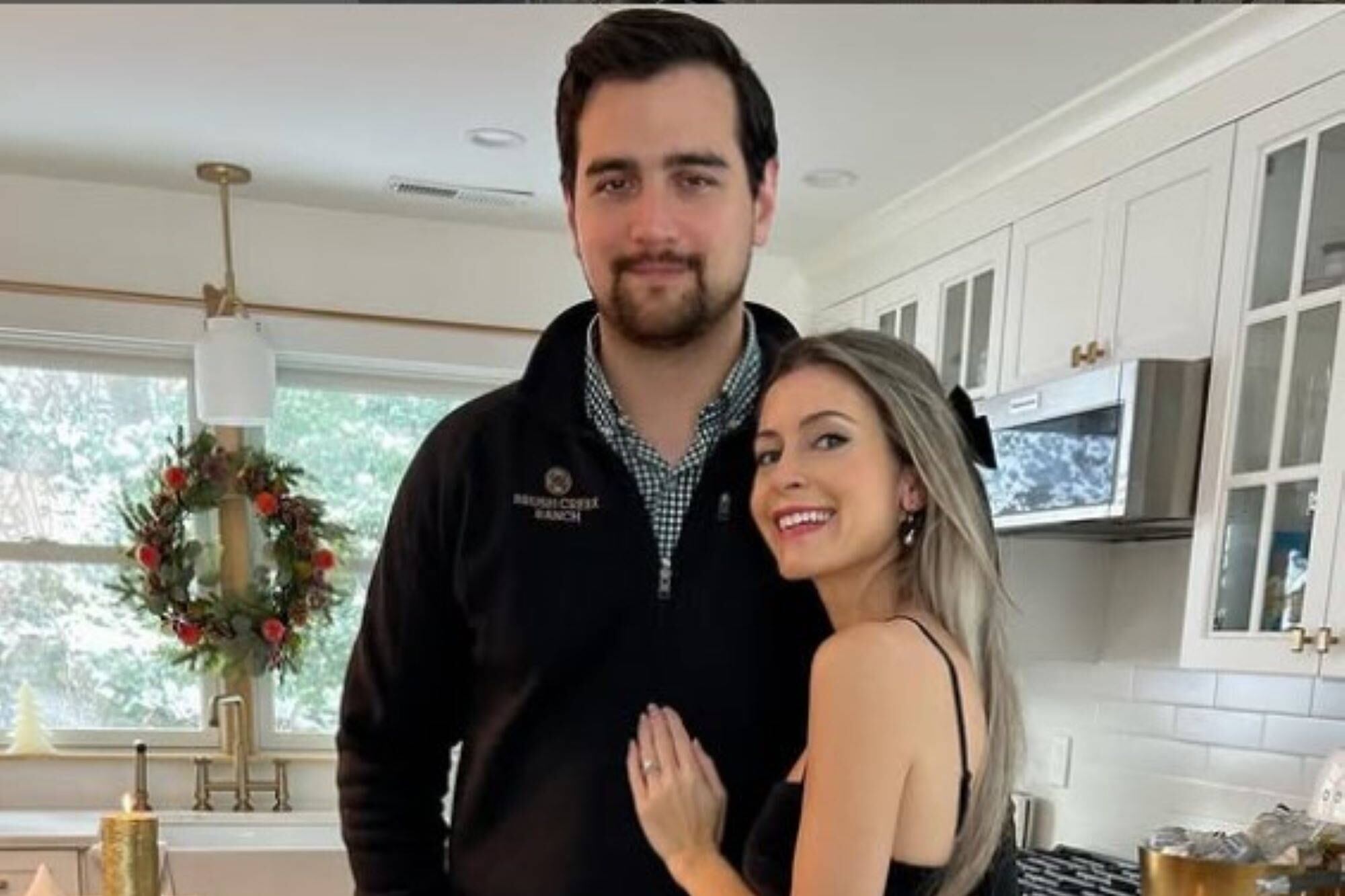 Alexa y su esposo, en su nueva casa en Greenwich