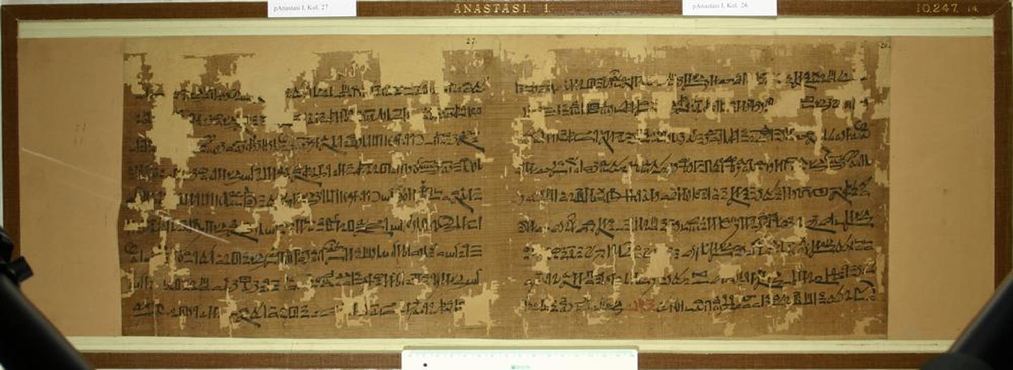 El Papyrus Anastasi I volvió a instalar el debate sobre las personas gigantes