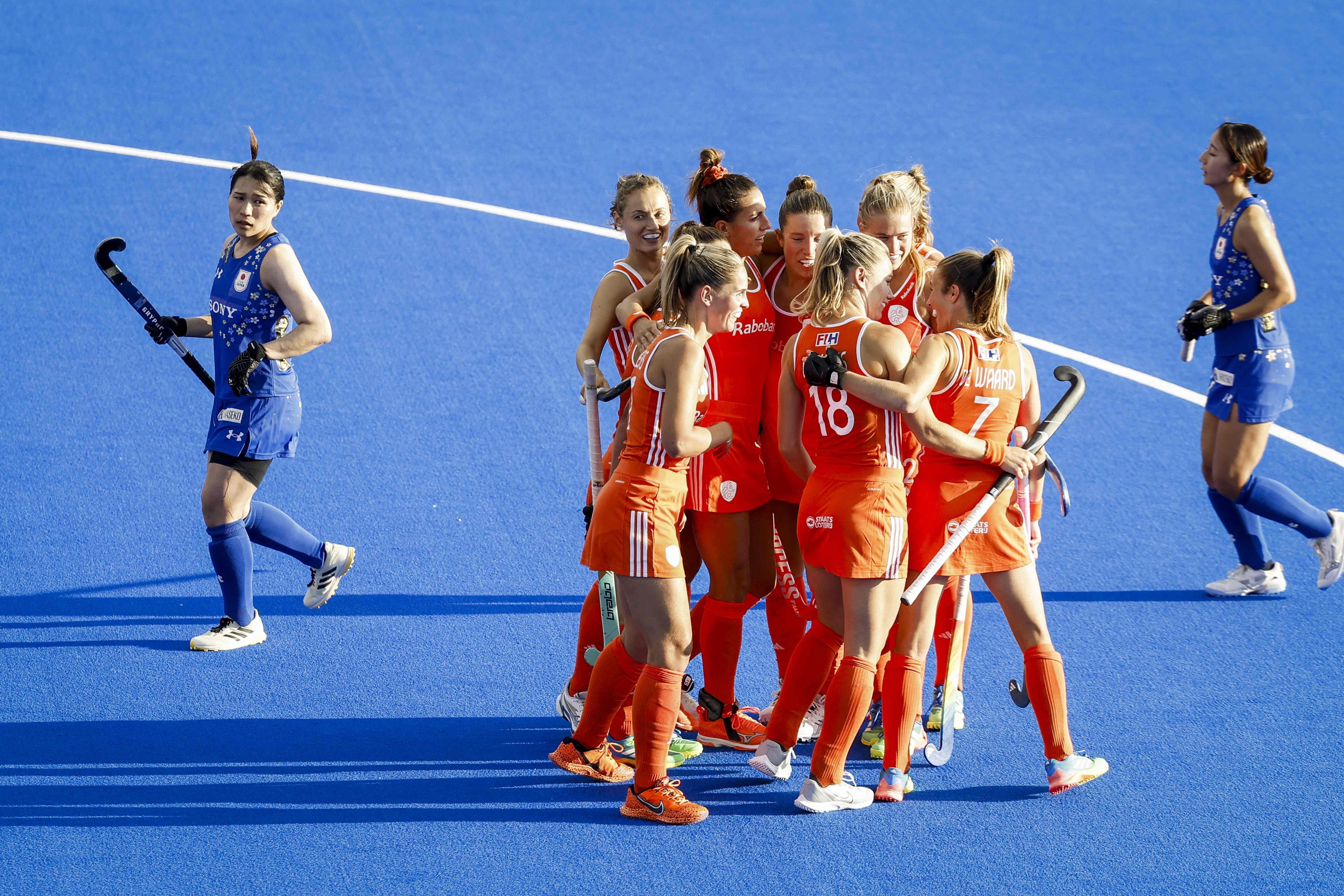 PaÃses Bajos vapuleó a Japón por 9 a 0 y se mantiene como el máximo favorito al tÃtulo en el Mundial femenino