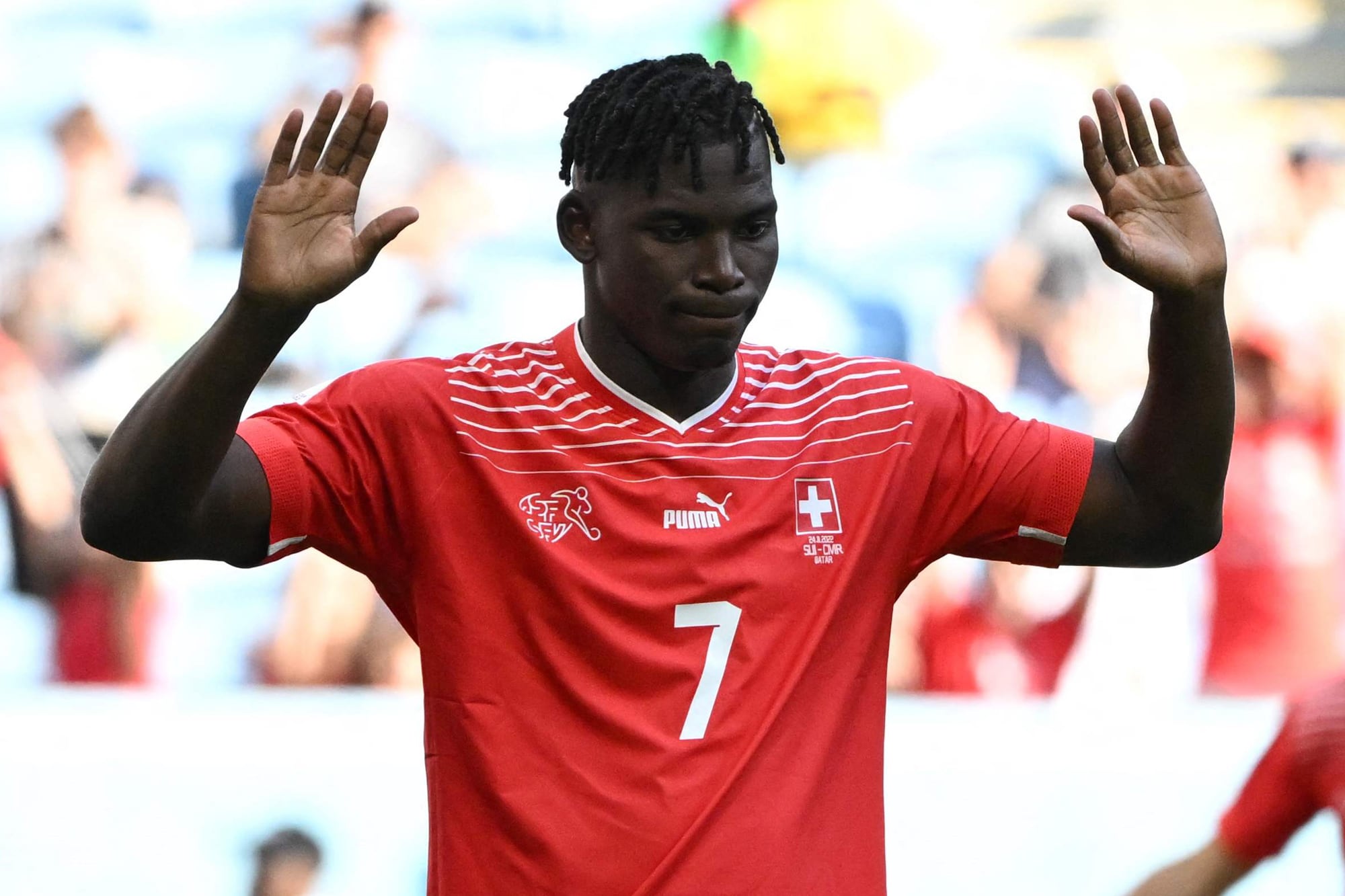 Breel Embolo hizo historia con su gol a Camerún en el Mundial de Qatar 2022