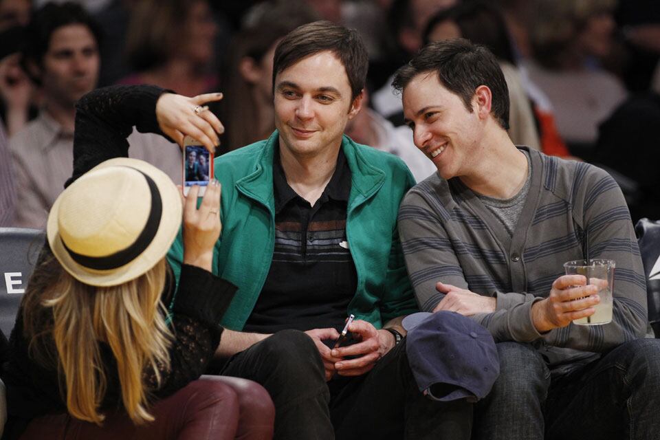 Jim Parsons junto a su pareja, Todd Spiewak