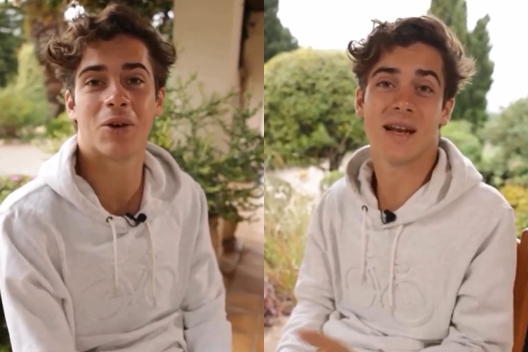 Franco Colapinto eligió a Juan Manuel Fangio, Diego Maradona y Fernando Belasteguín (Foto: Captura de video)