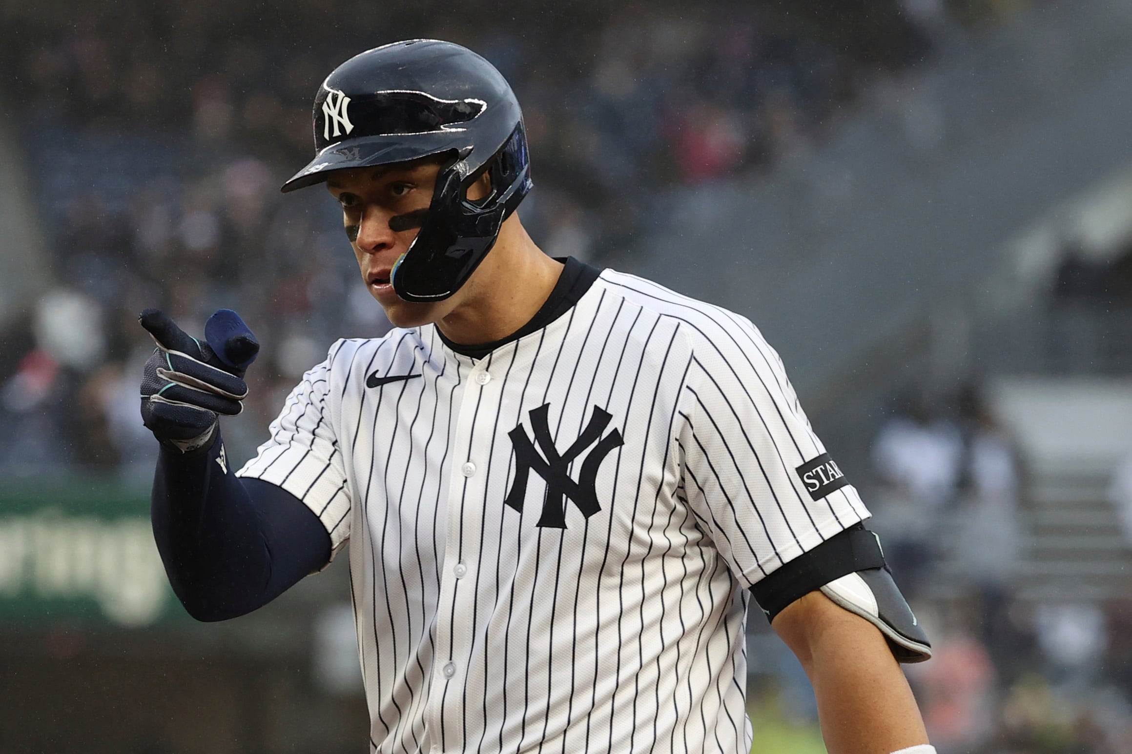 Aaron Judge de los Yankees de Nueva York es estrella y capitán de su equipo (Archivo-AP Foto/Pamela Smith)