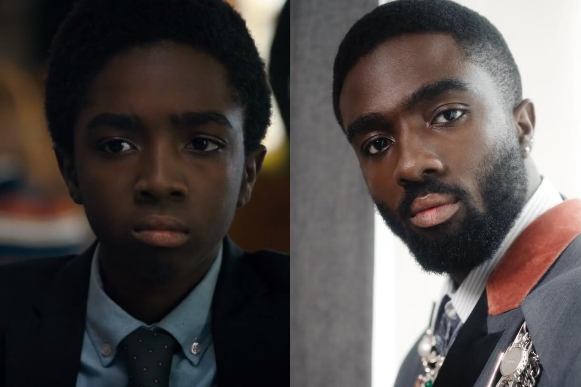 Caleb McLaughlin interpretó por primera vez a Lucas Sinclair a los 14 años; actualmente tiene 23 (Foto: Netflix / Instagram @calebmclaughlin)