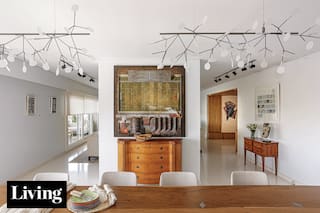 Un piso 20 ambientado con obras de arte moderno que incorpora a los nietos como visitantes frecuentes