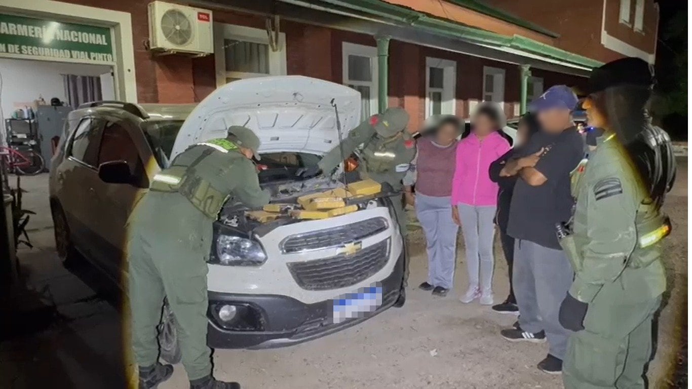 Gendarmería Detuvo Camioneta Con 63 Kilos de Cocaína en Santiago del Estero