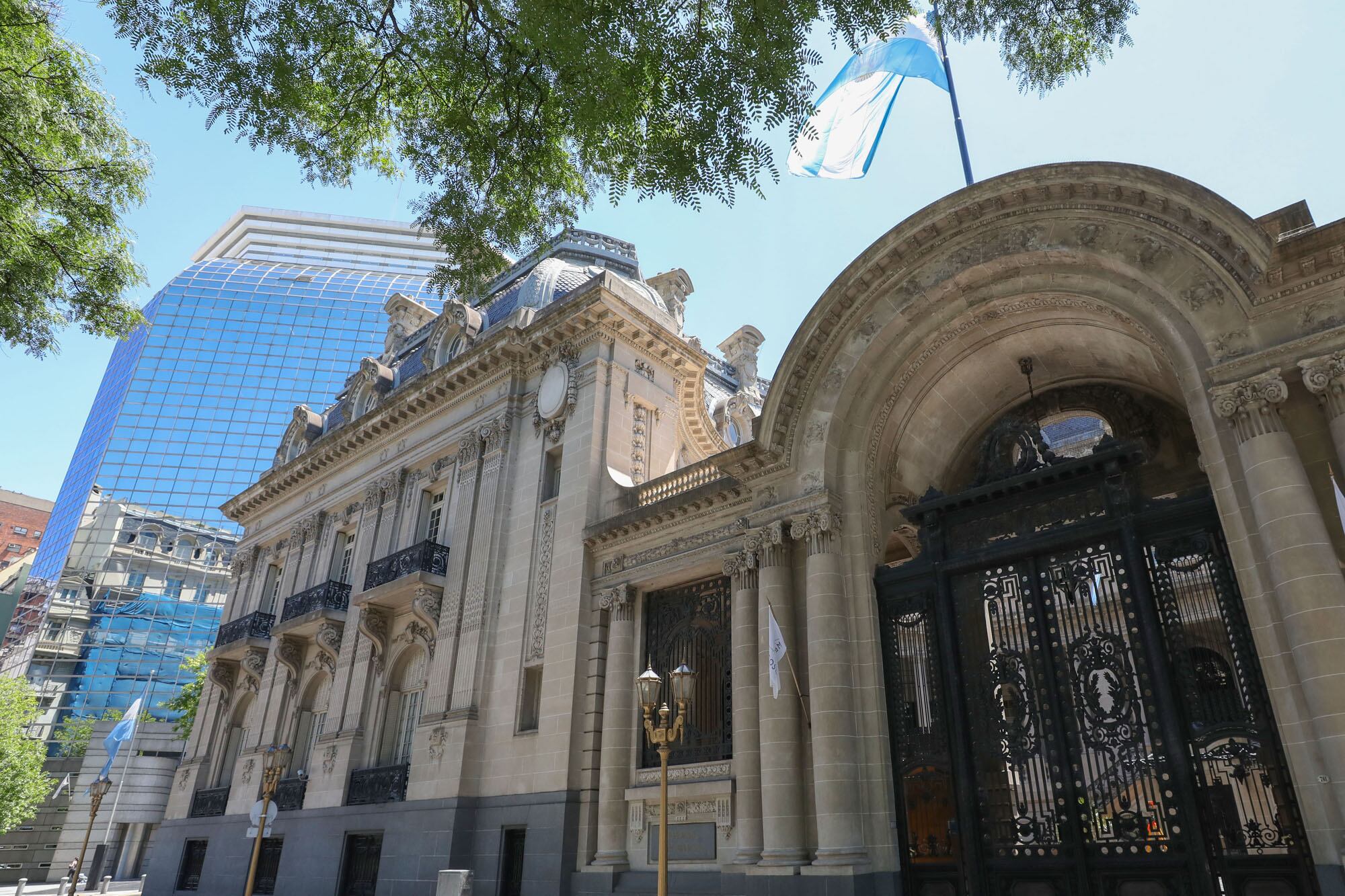 Cancillería Argentina, ubicada en el Palacio San Martín,