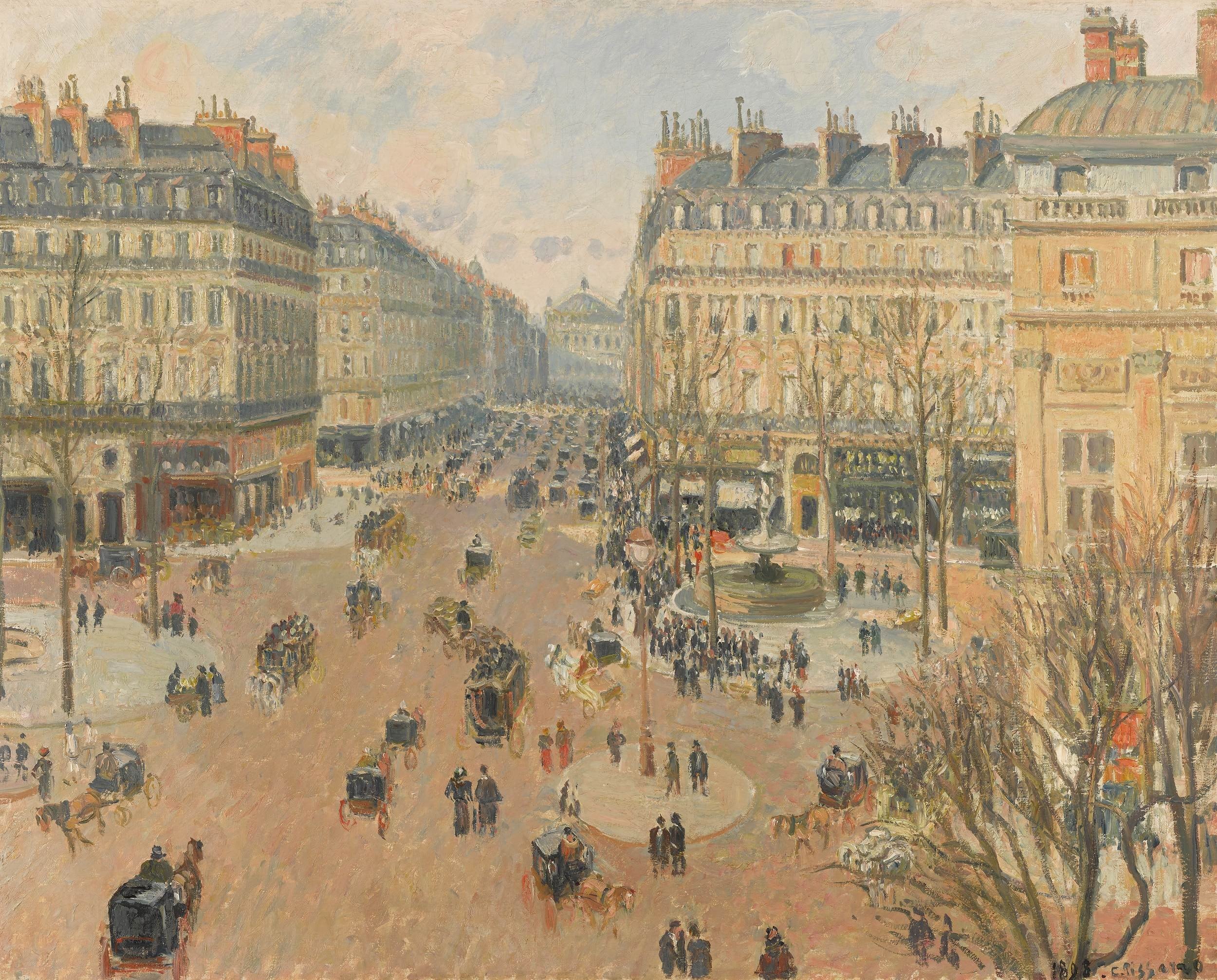 La pintura de Pissarro de 1898