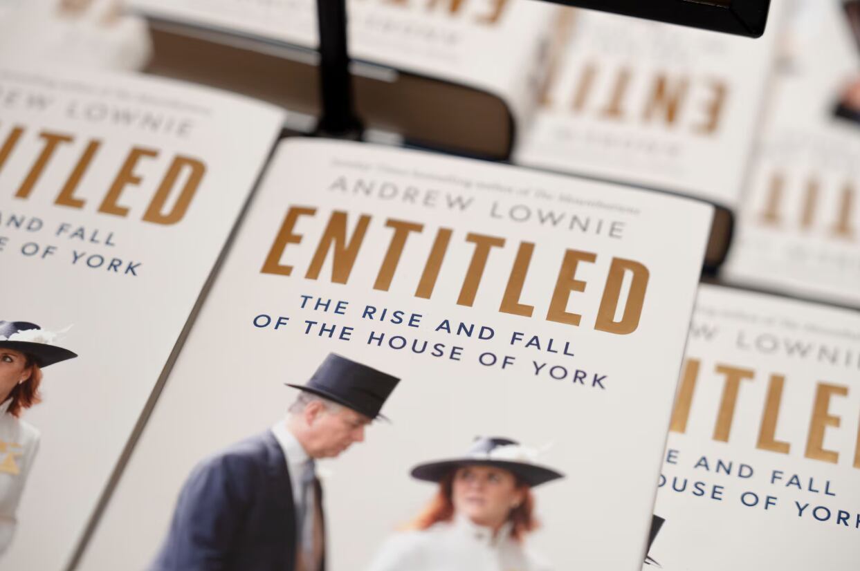 La portada del libro 'Entitled: The Rise and Fall Of The House Of York', escrito por el historiador Andrew Lownie