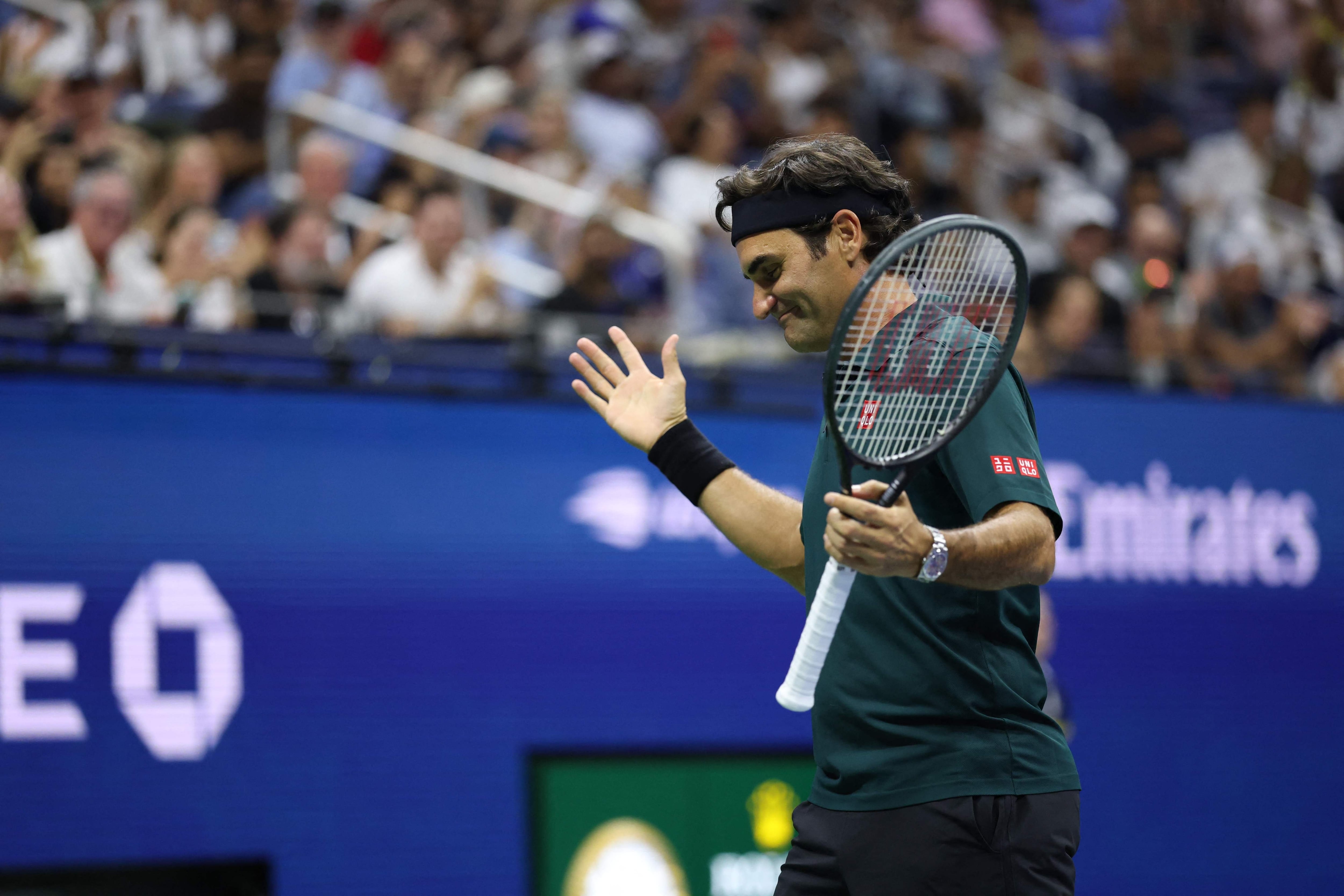 Federer levantó al público de Nueva York, como toda la vida