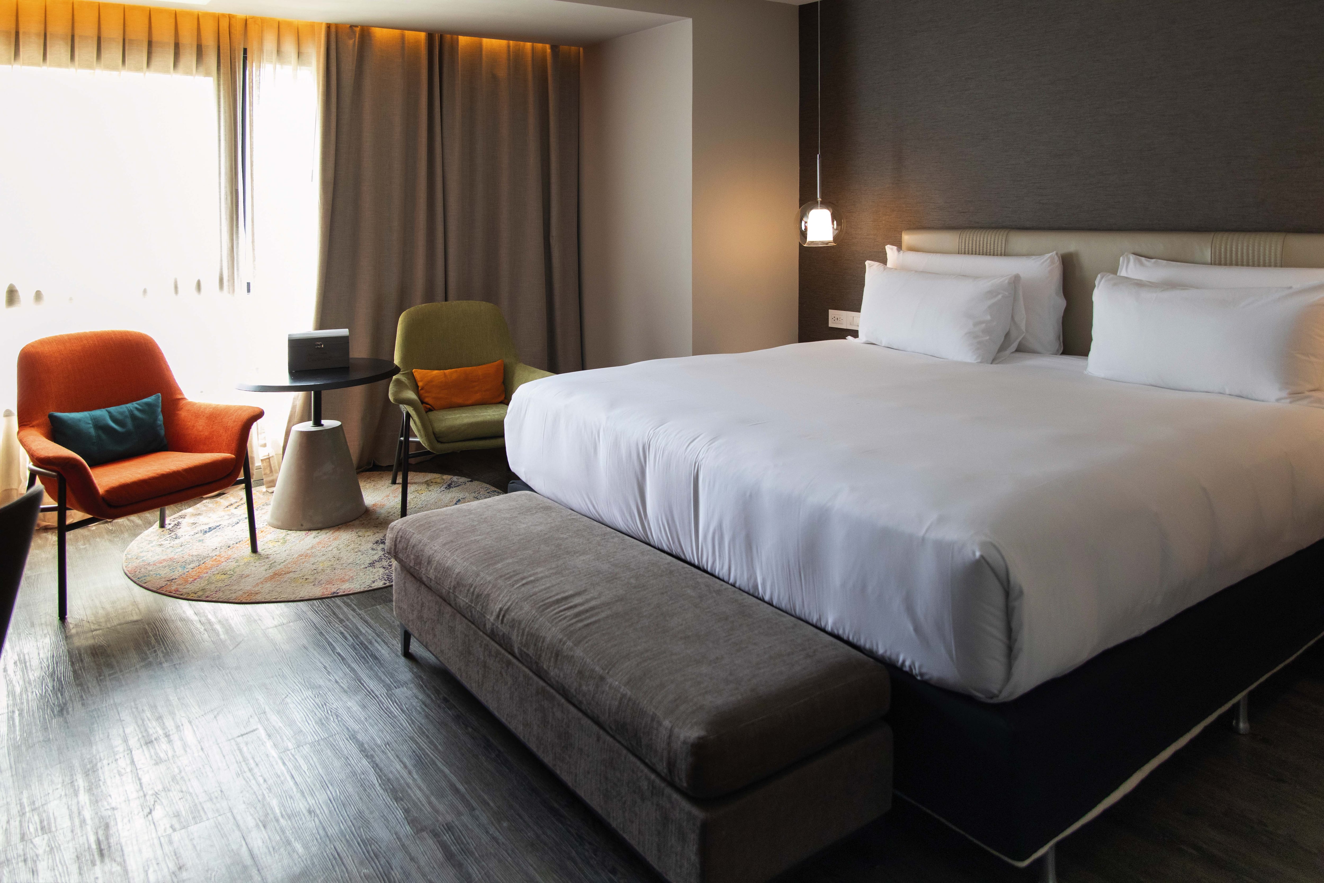 Una de las 40 habitaciones de Soro Montevideo