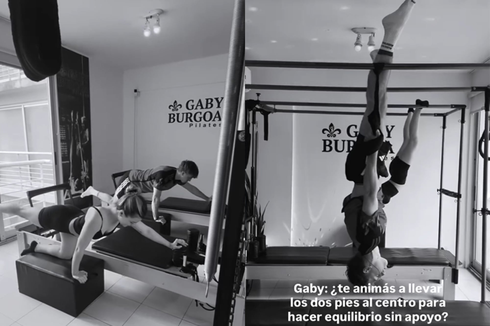 Muna Pauls mostró cómo fue su clase de pilates que tomó con su novio (Foto: Instagram @munapaulscherri)