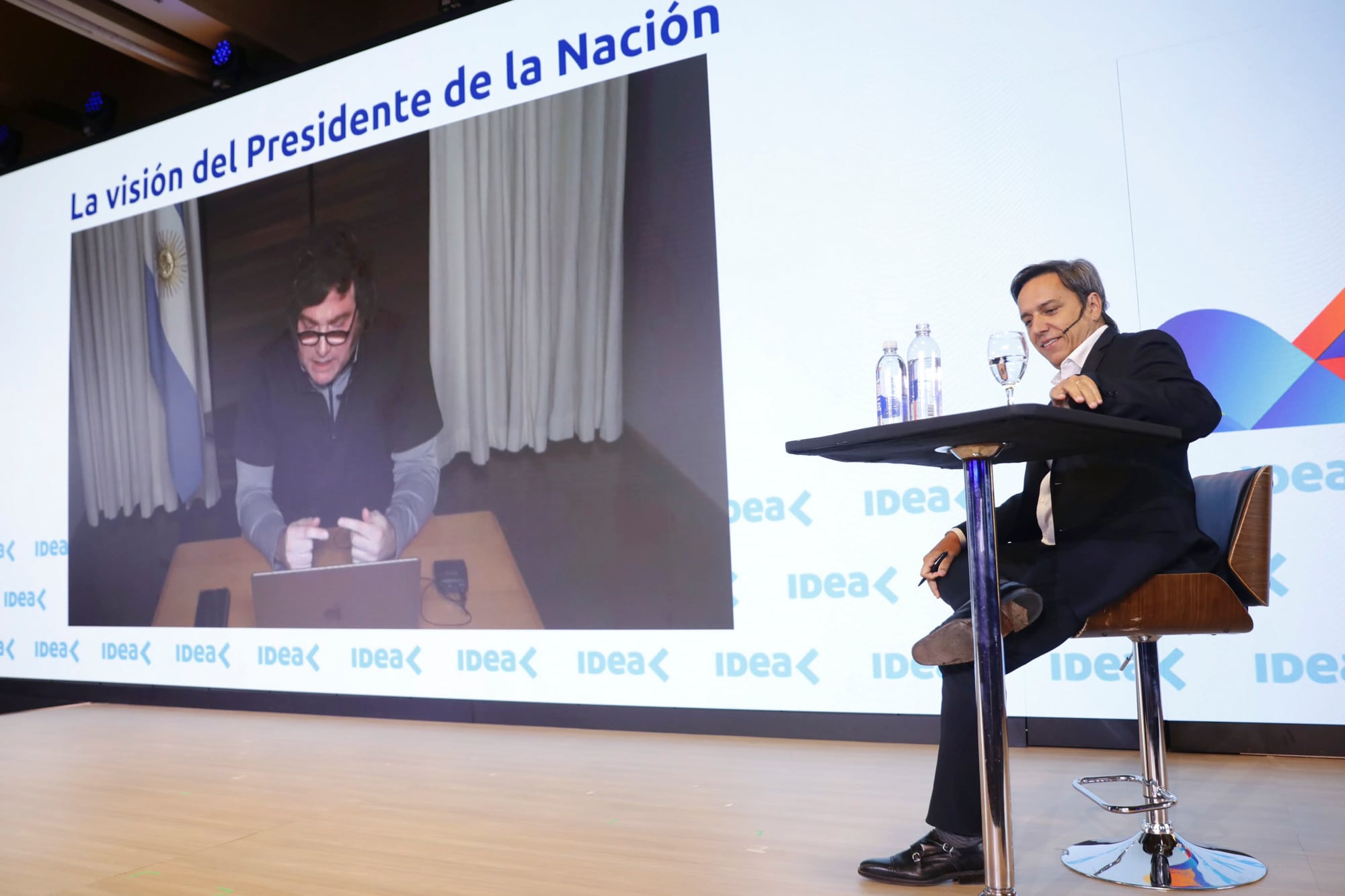 Colopquio de Idea 2026, el presidente Javier Milei y José del Río