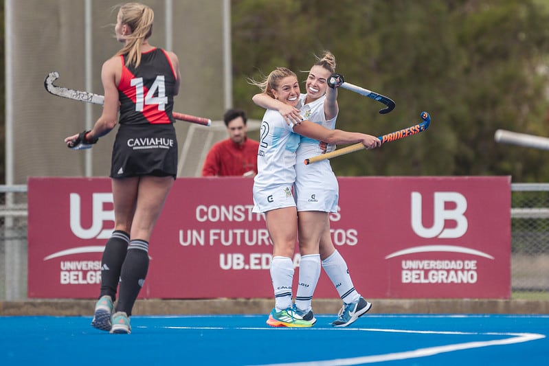 GEBA venció a River y ya piensa en los cuartos de final de los playoffs del Metro femenino de hockey