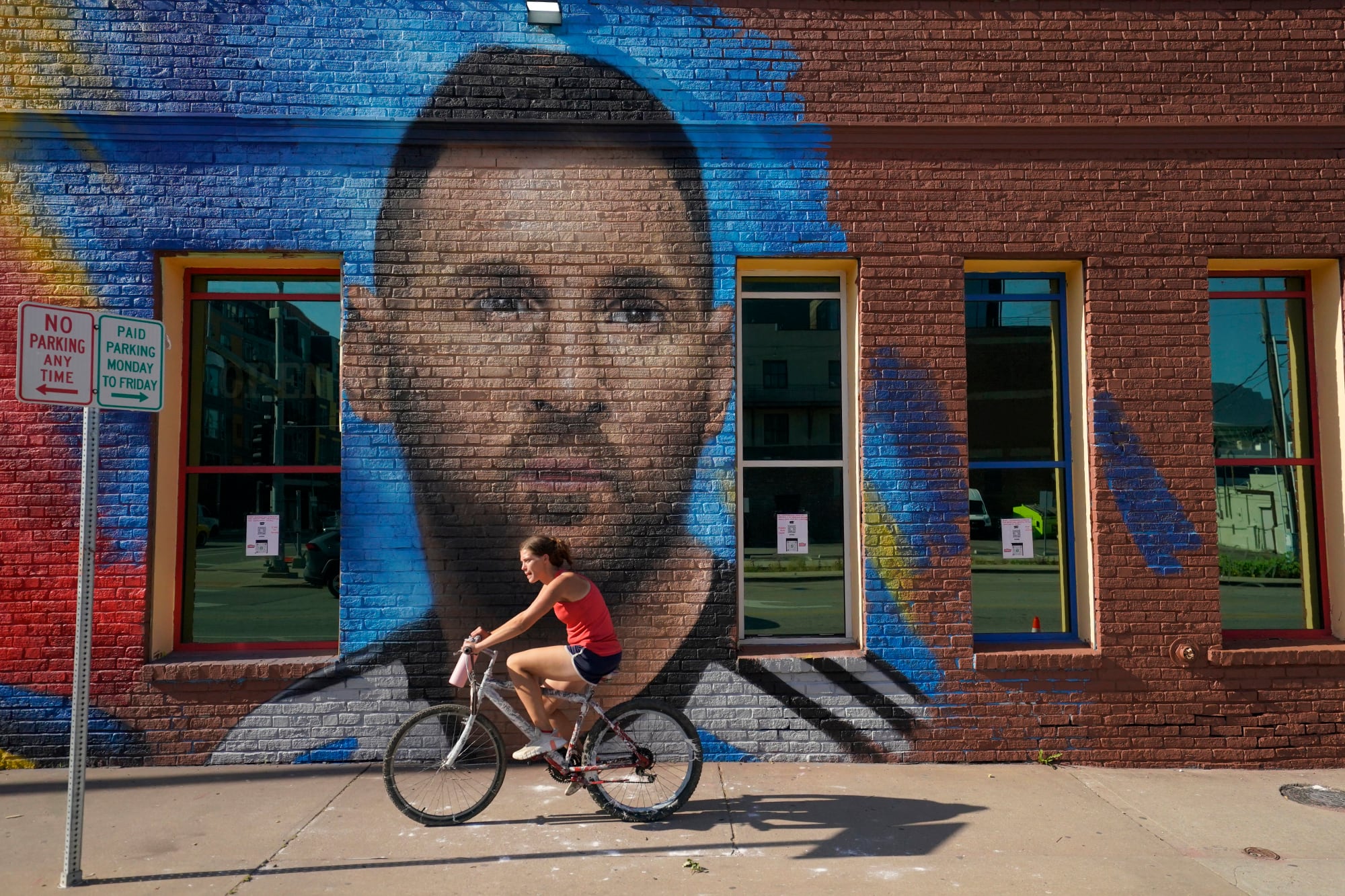 Mural de Messi en Kansas
