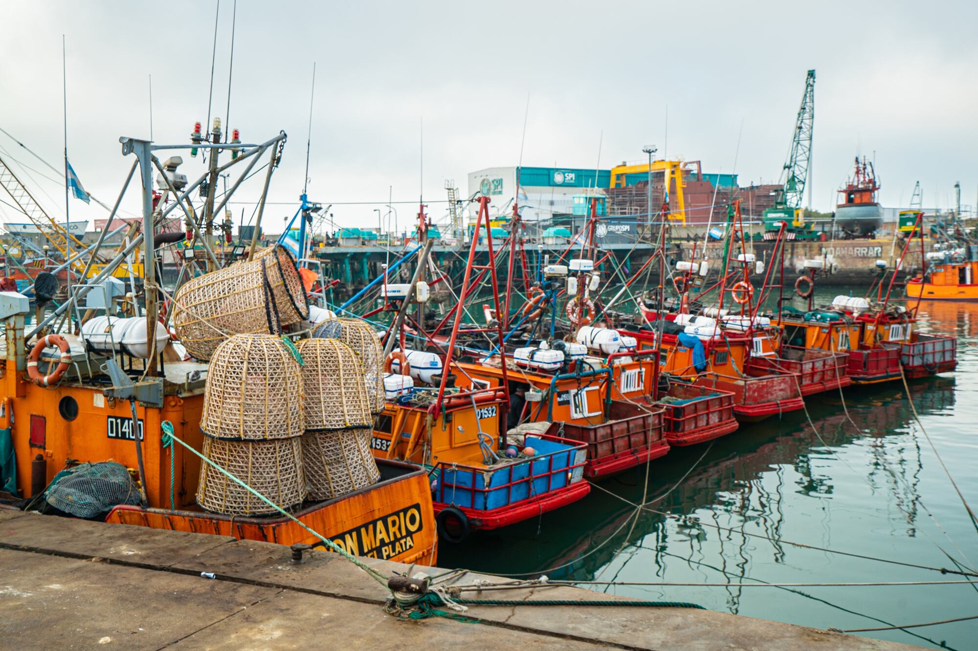 En Mar del Plata y otros puertos hay buques sin actividad. Archivo