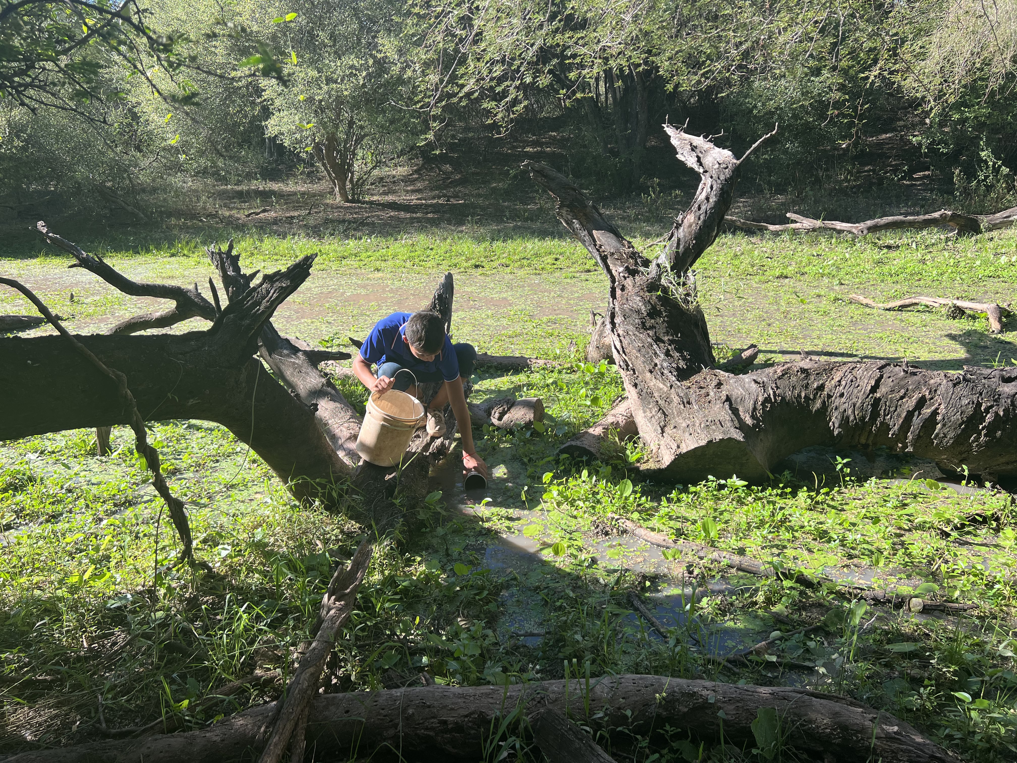 La familia que toma agua de una laguna contaminada para sobrevivir: “Tiene un gusto bien fiero”
