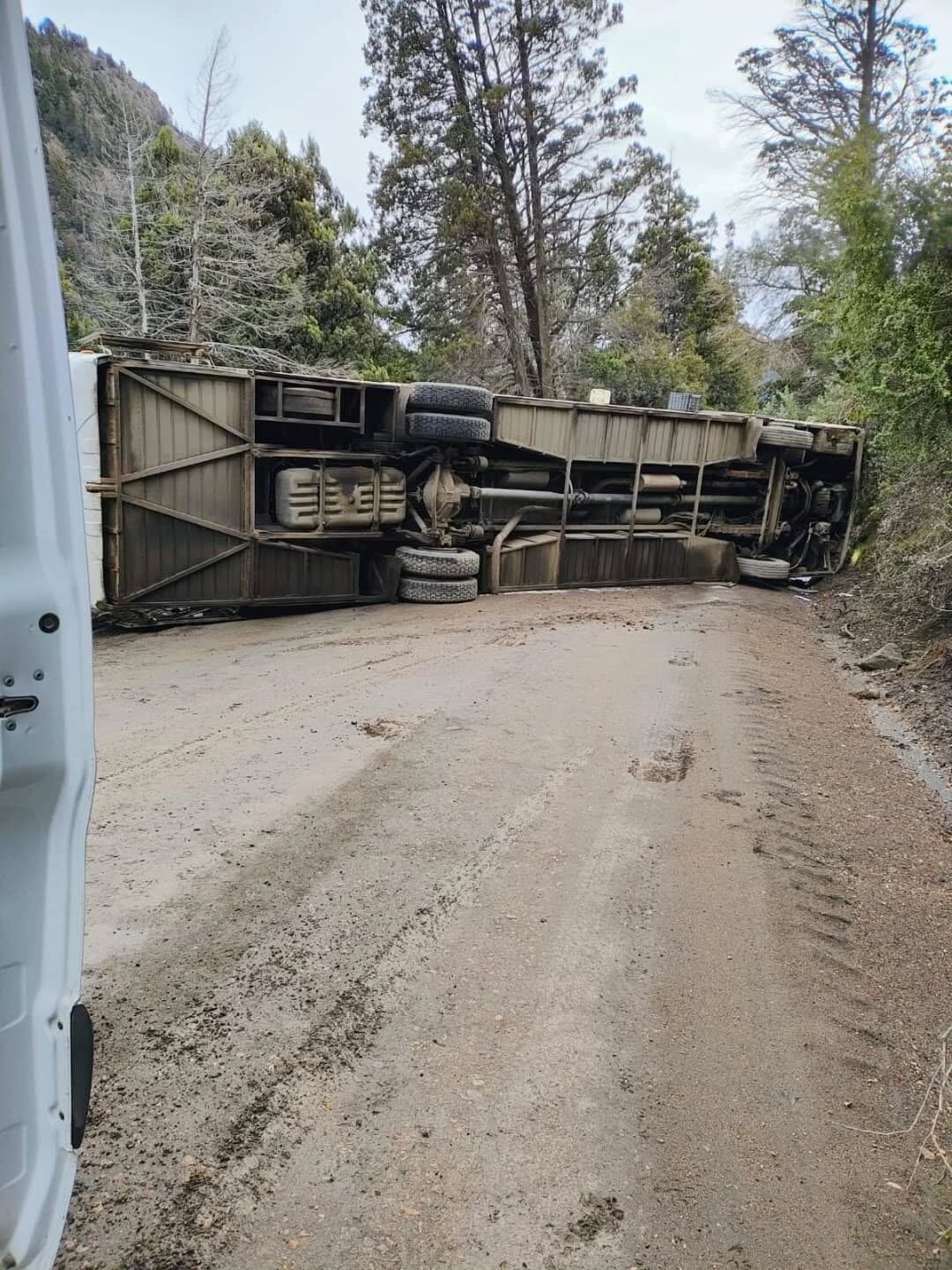 El micro turístico trasladaba 44 pasajeros