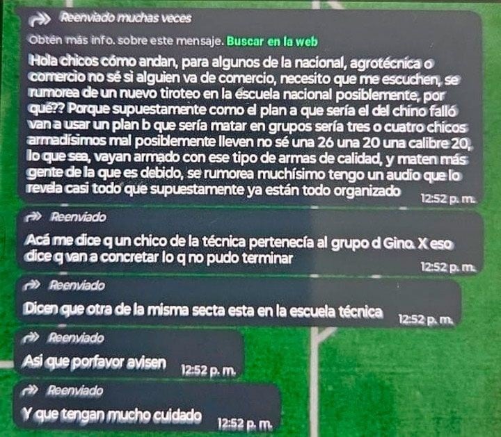 Los mensajes de WhatsApp