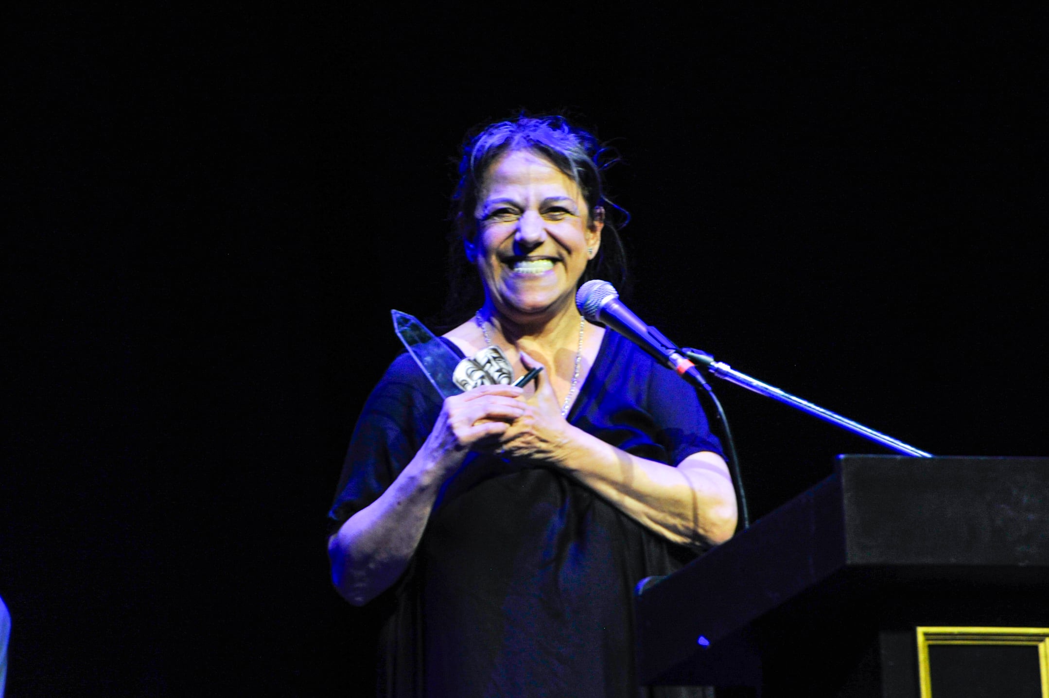 Julia Calvo recibió el ACE a mejor actriz por su labor en Misery