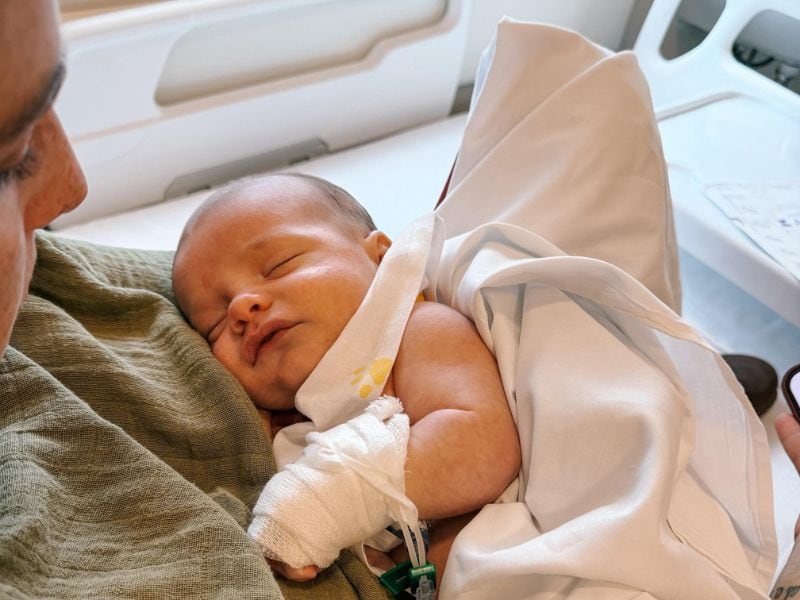 Juana Repetto tuvo que operar de urgencia a su hijo de dos meses