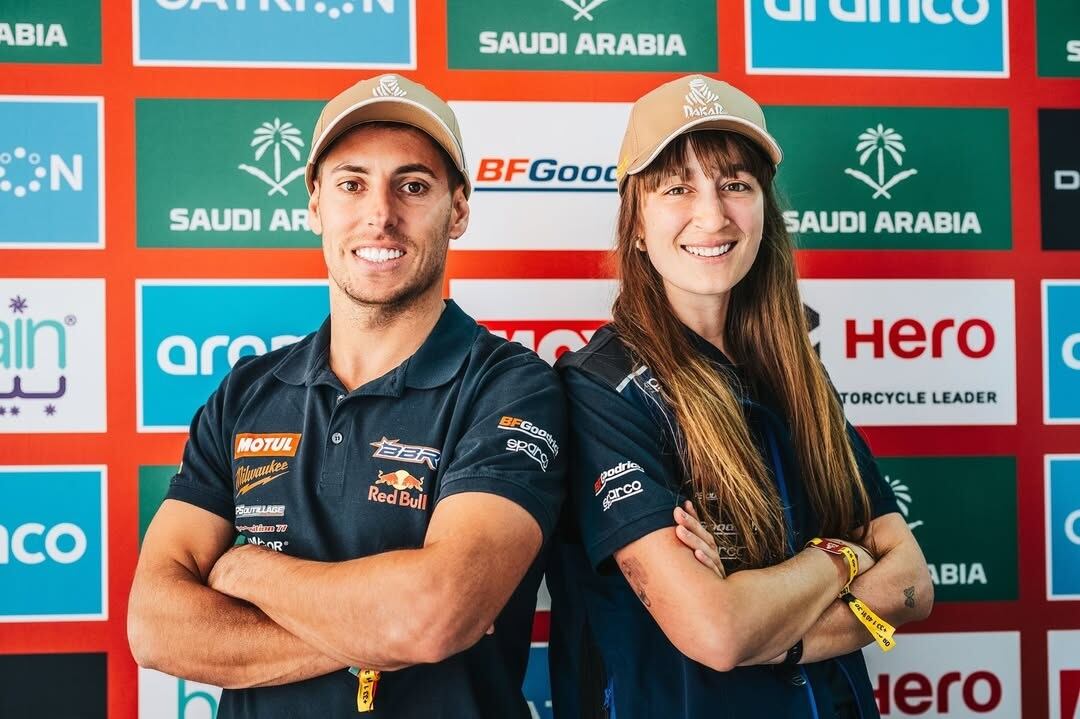 Ni las carreras los separan: Cavigliasso y Valentina Pertegarini son marido, mujer e intrépidos del Dakar, con éxito en el automovilismo internacional más allá de la gran carrera.