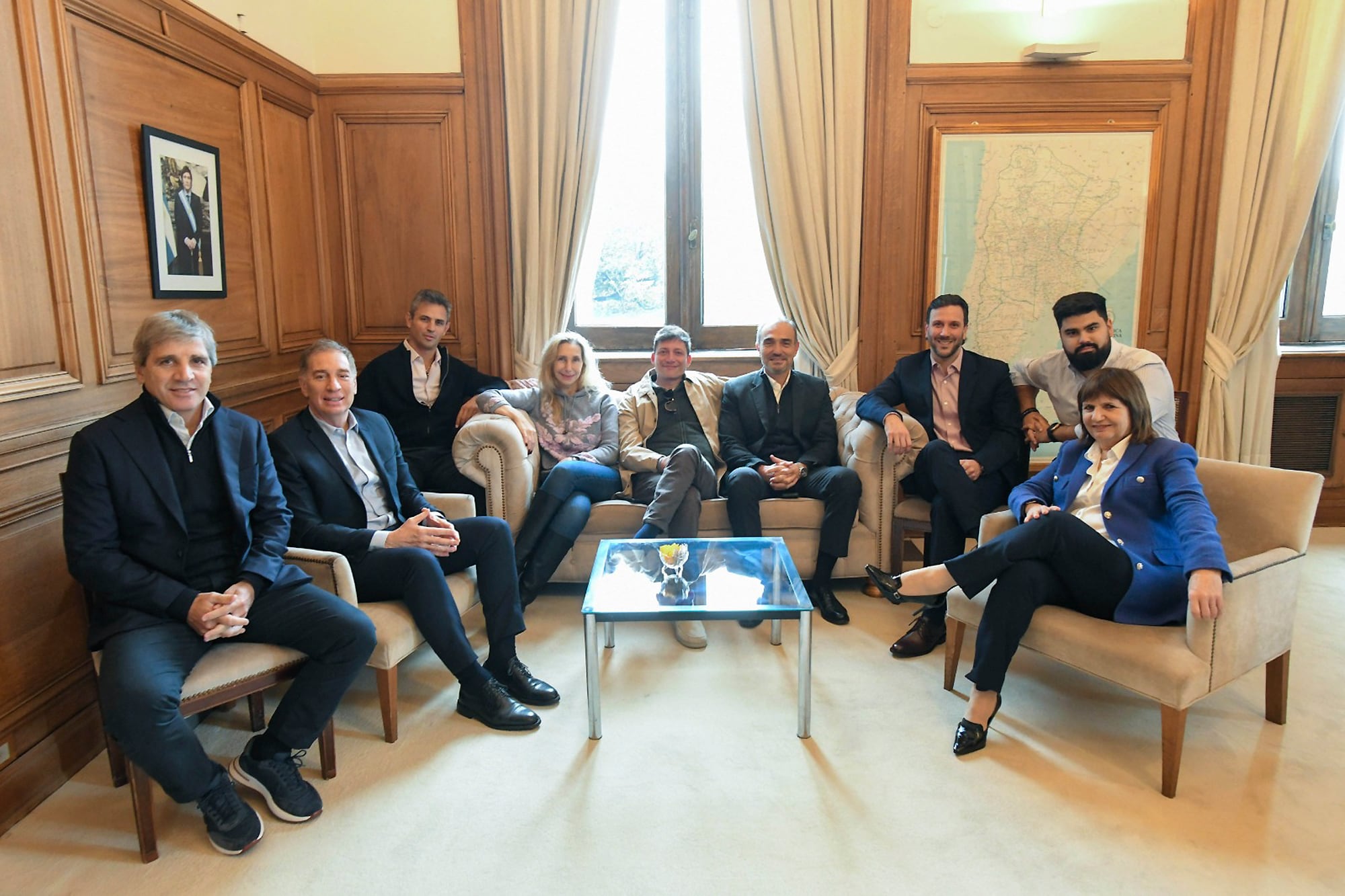 La última reunión de mesa política en la Casa Rosada