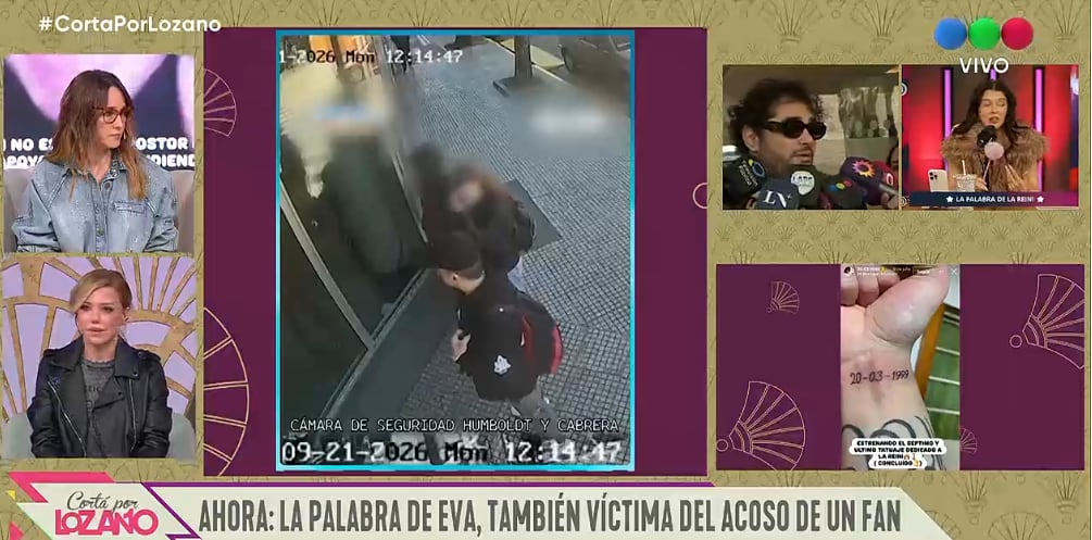 Eva Anderson contó que sufre de acoso (Foto: Captura TV)