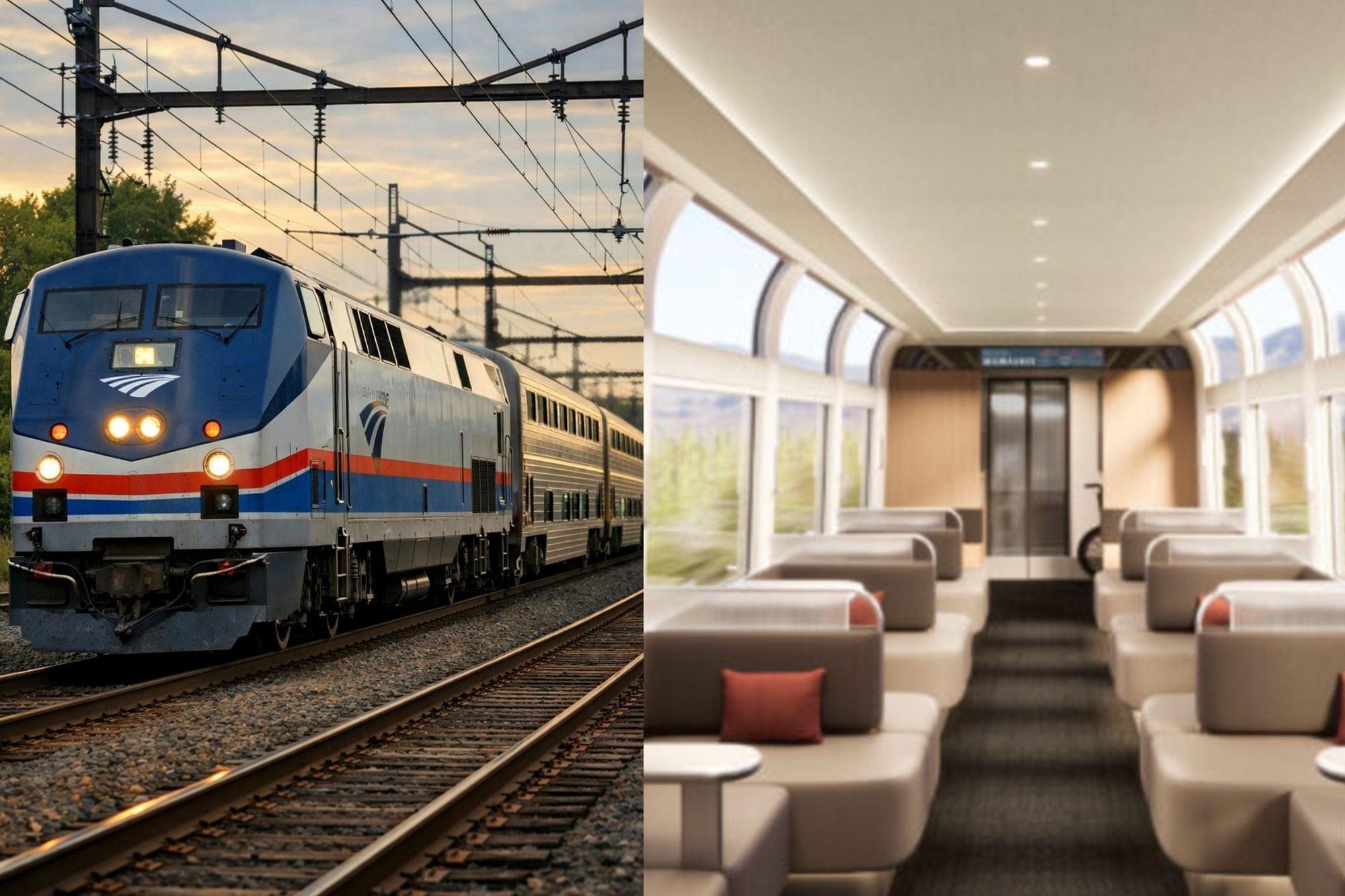 Amtrak reemplaza toda su flota de larga distancia con 800 vagones: cuándo llegan los nuevos trenes