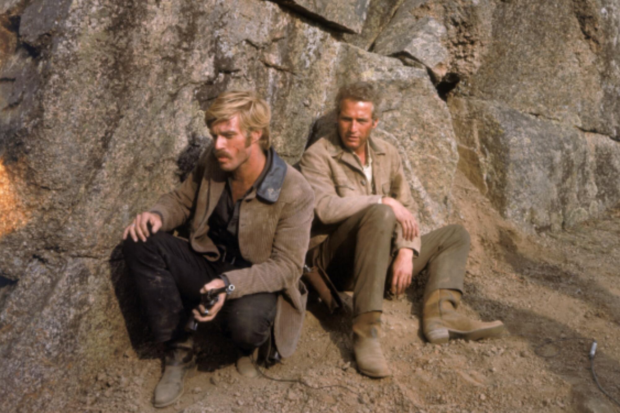 Robert Redford y Paul Newman en Butch Cassidy and the Sundance Kid, disponible en Disney +