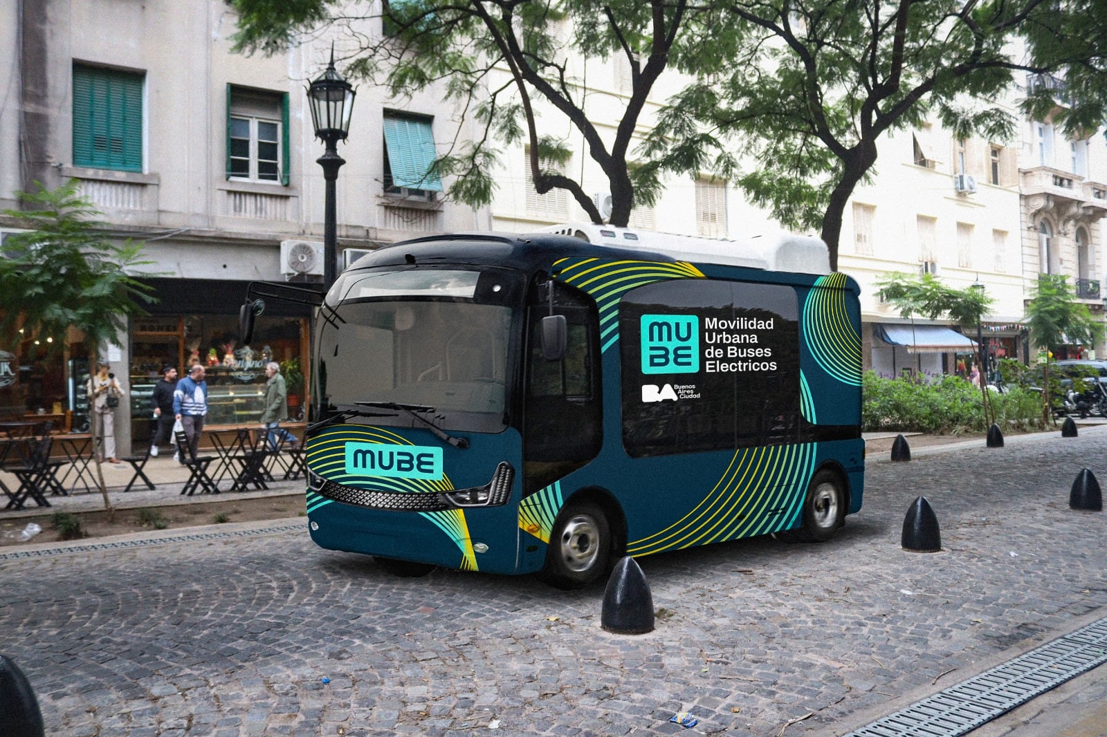 El bus eléctrico cuenta con nuevas paradas en su recorrido