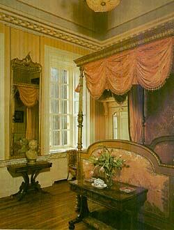 Este habría sido el dormitorio de San Martín en Duff House, durante su estadía en Escocia