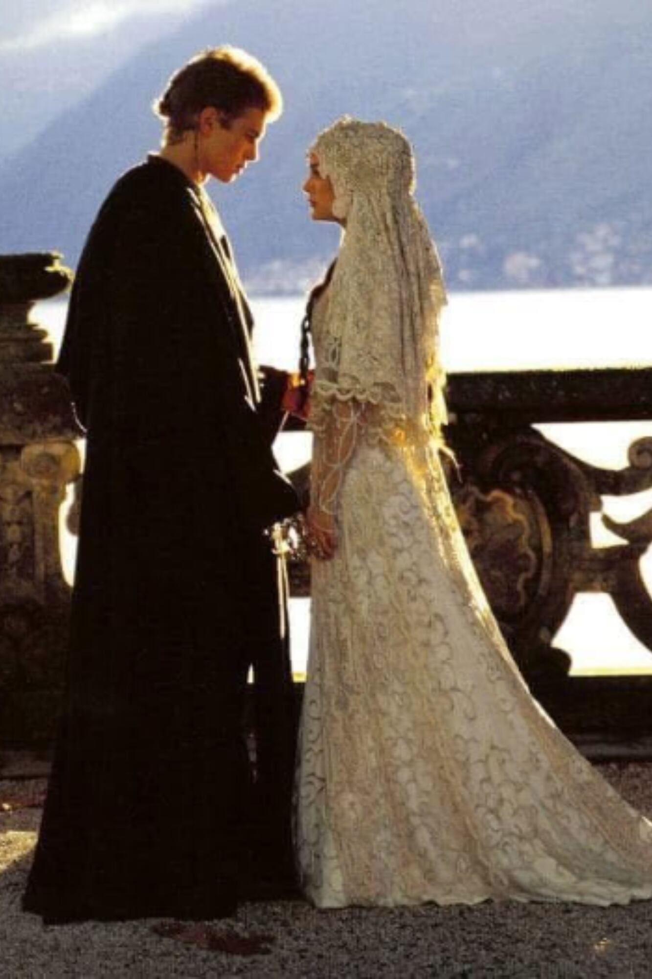 El vestido de novia de Padmé Amidala en Star Wars (Foto: IMDb)