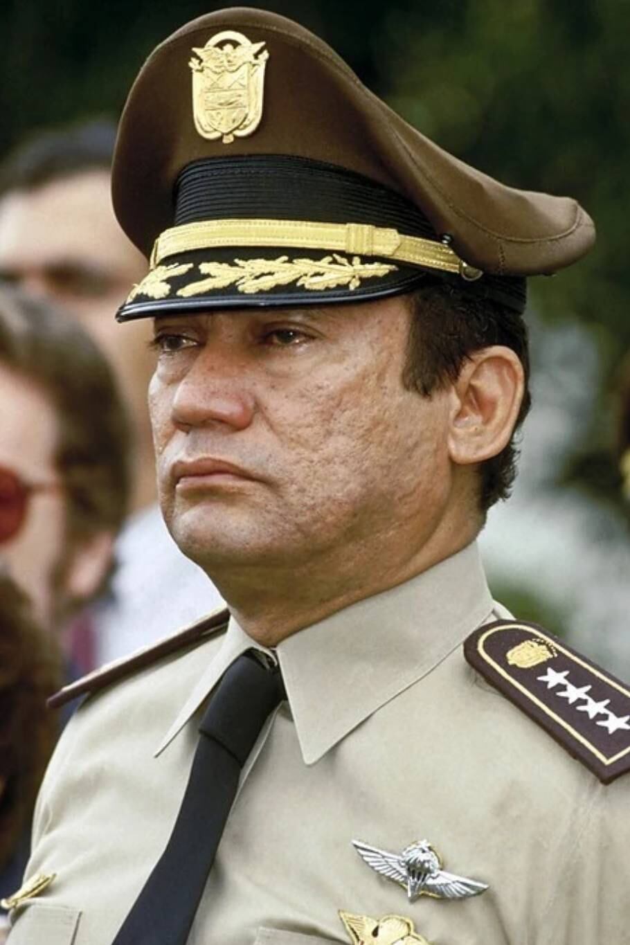 Manuel Noriega, con uniforme militar