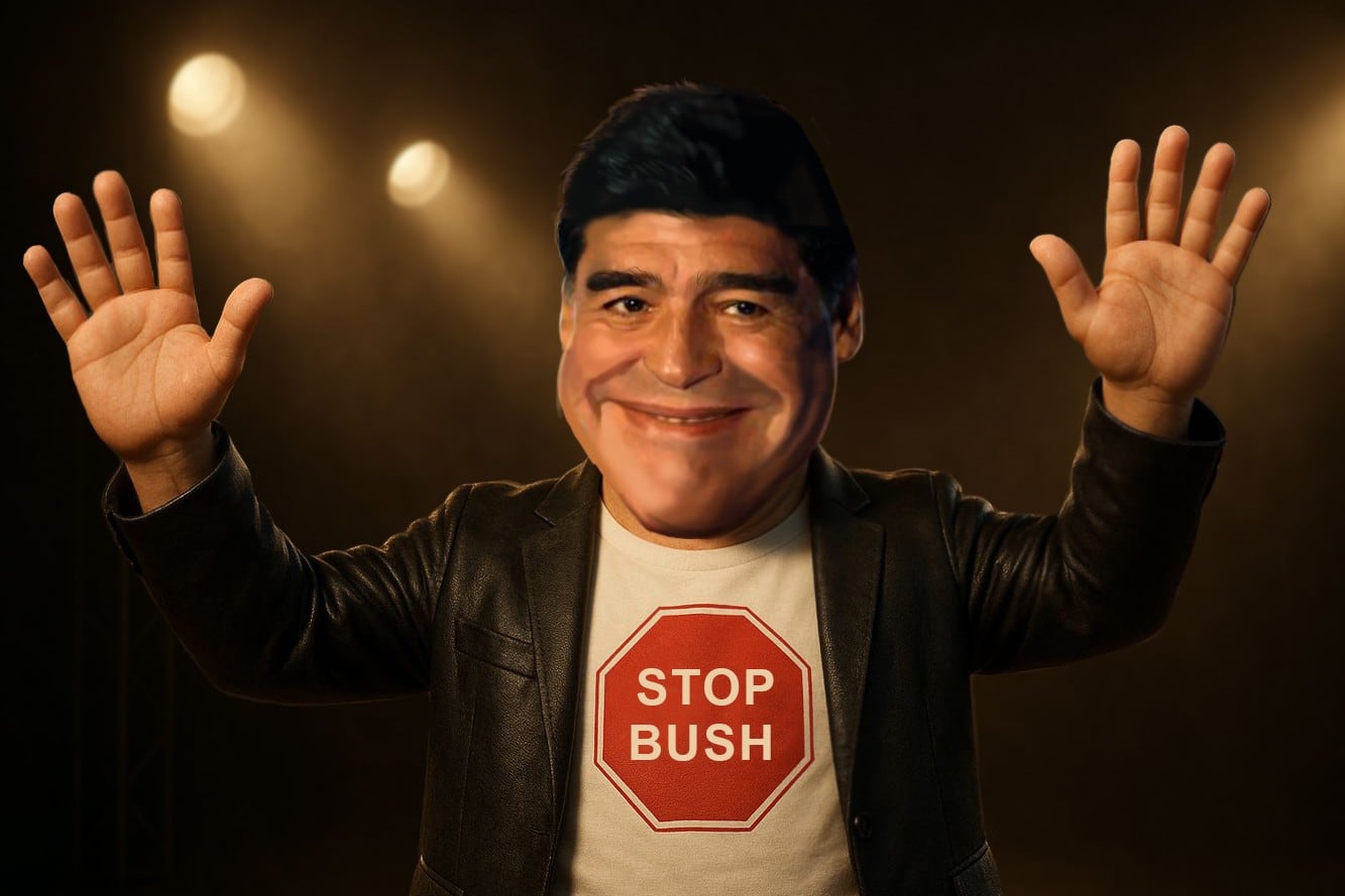 Maradona en la Universidad Pública: “Enamorado estoy”