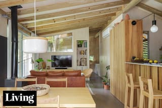 La casa estilo japandi de la artista Eugenia Mendoza en Dique Luján