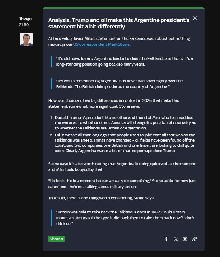 El análisis del corresponsal de Sky News