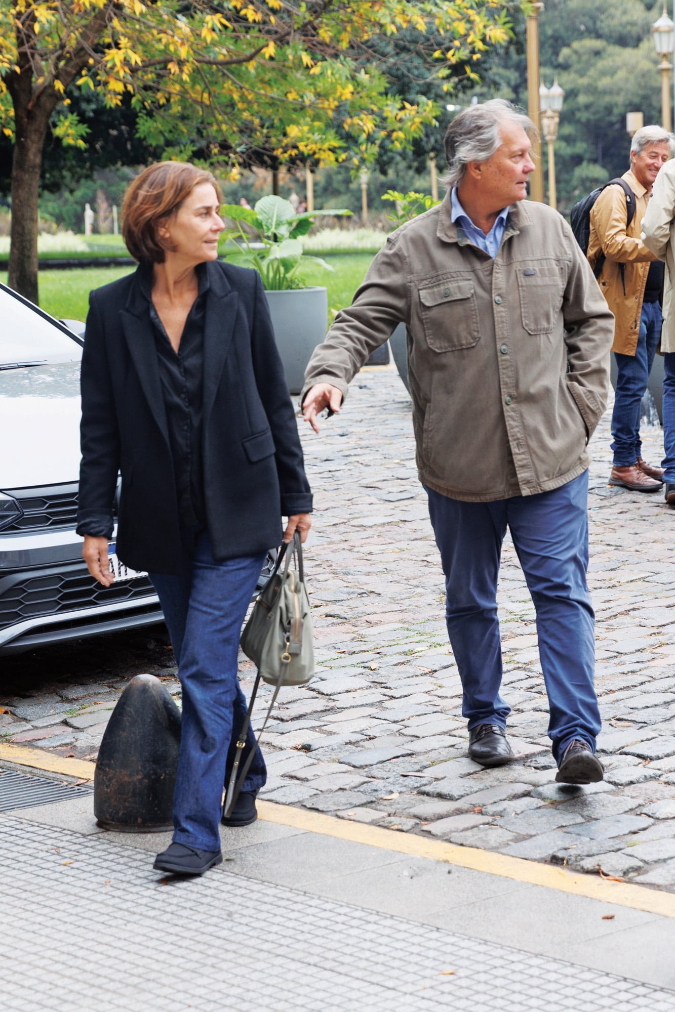 Azul
García Uriburu
y su marido,
Marcos Pereda