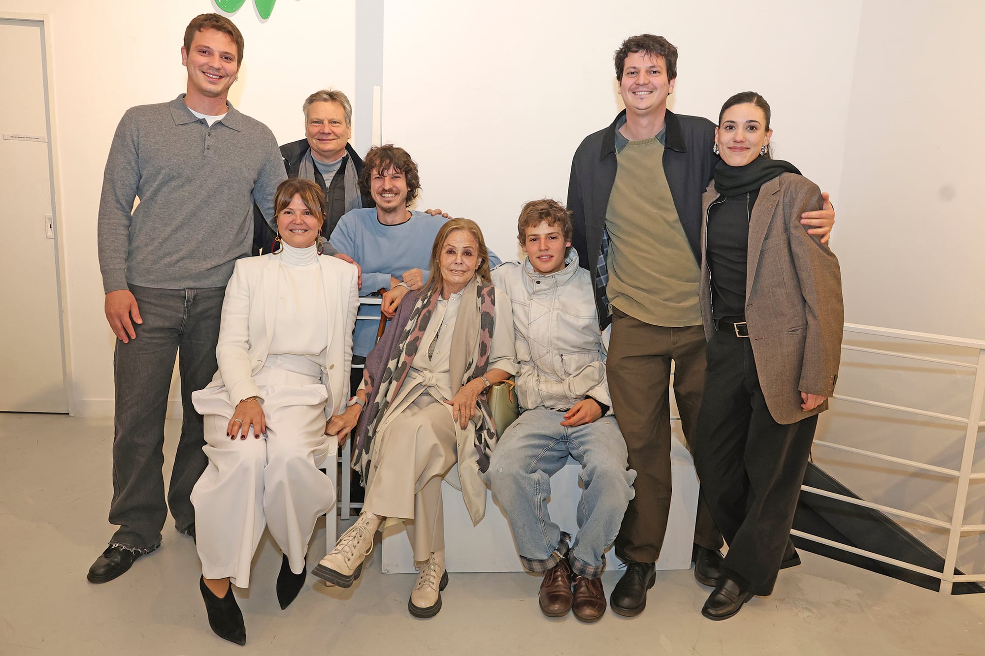 En familia. Delfin van Peborgh, Ernesto van Peborgh, Quinto van Peborgh, Jacinta Grondona, Elena Lynch, Theo van Peborgh, Joaquín van Peborgh y Luli Walker