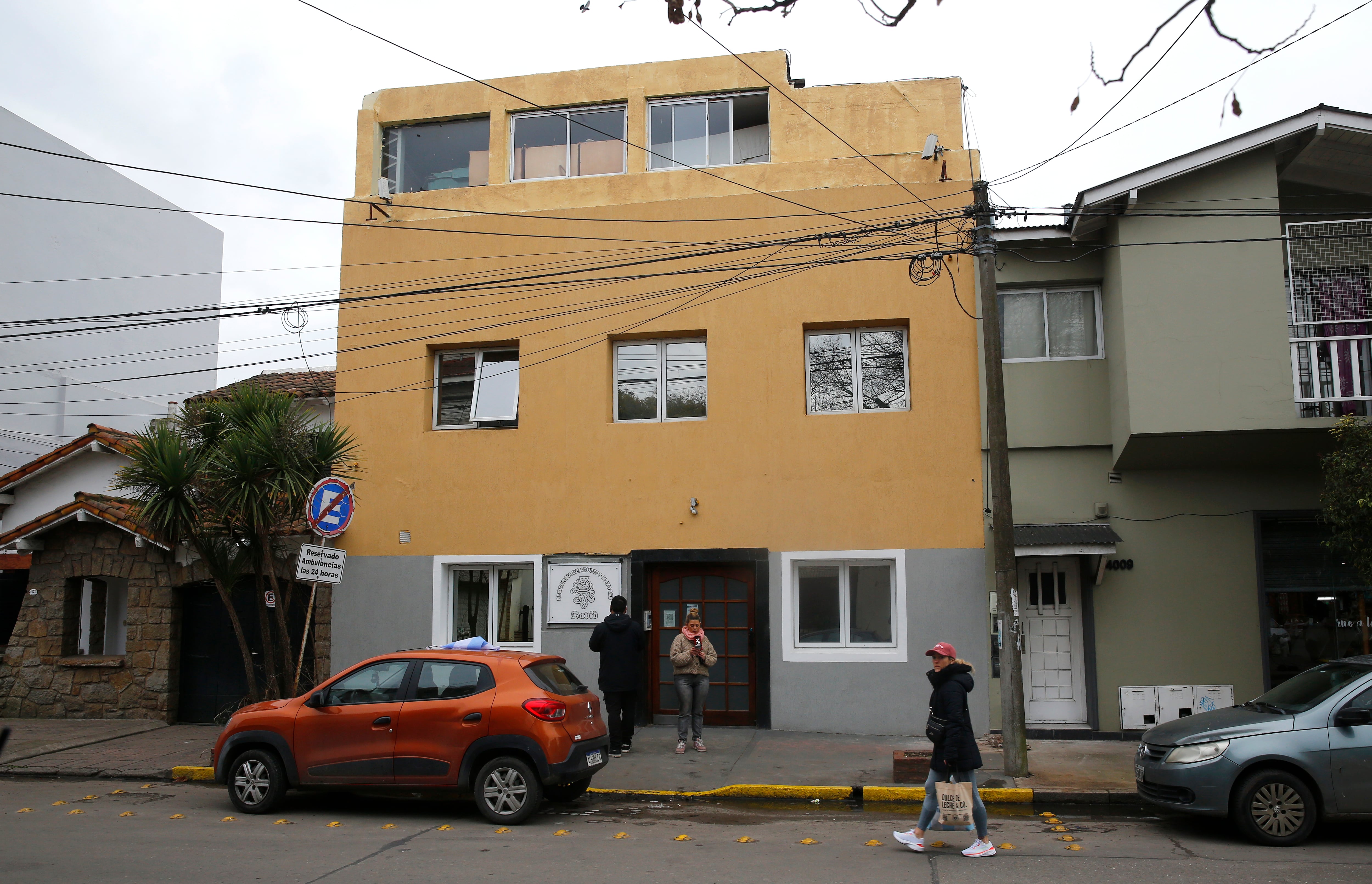 Frente del Hogar David en el macrocentro de la ciudad de Mar del Plata.
Rivadavia y Funes. 30 de Julio 2026.