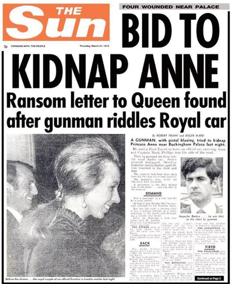 “No es probable… ¡y no tengo dos millones de libras!”, le respondió al secuestrador cuando la intimaba a bajar del auto