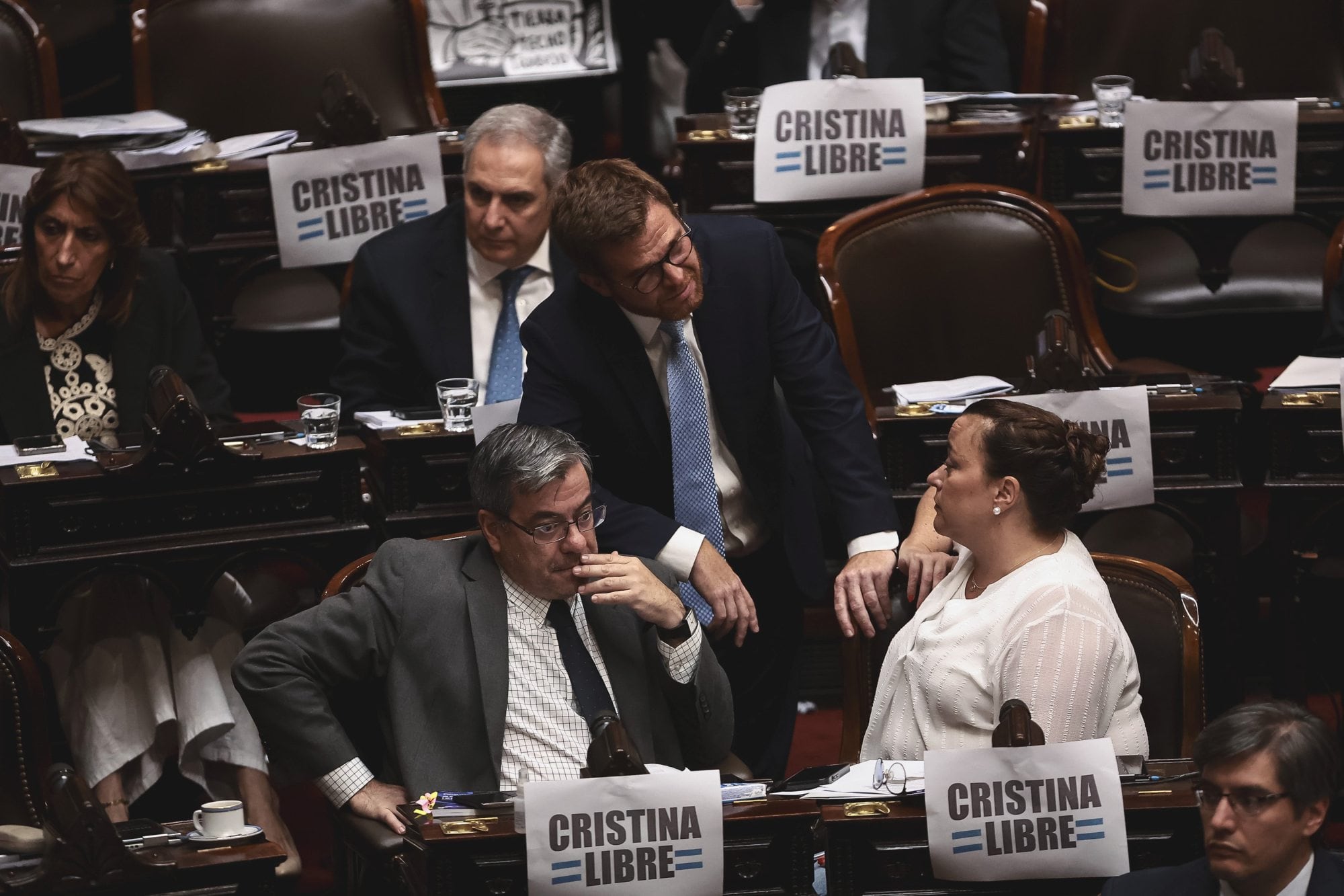 Massot dialoga con Cecilia Moreau