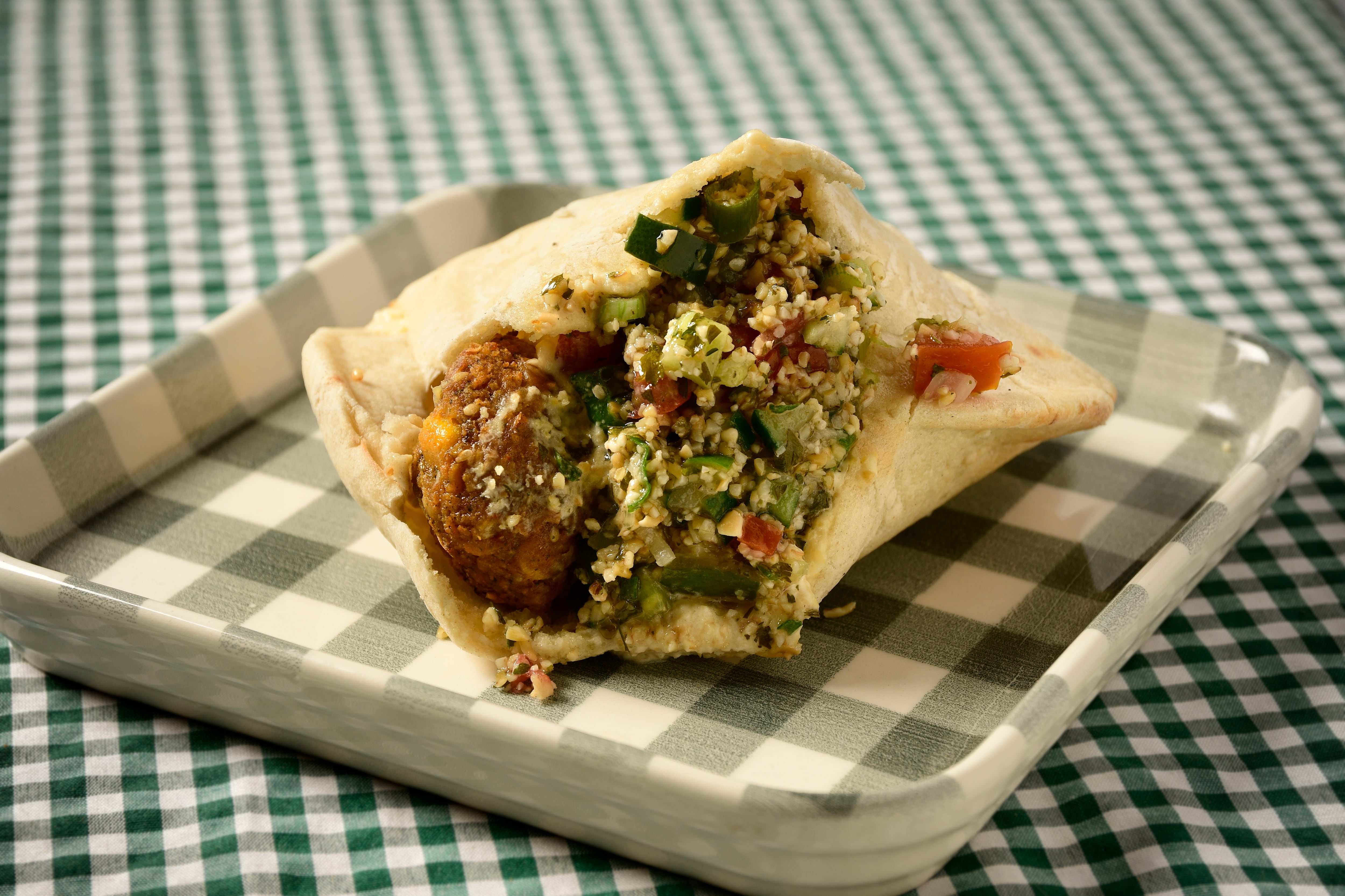 Sandwich de falafel de Liliana Helueni