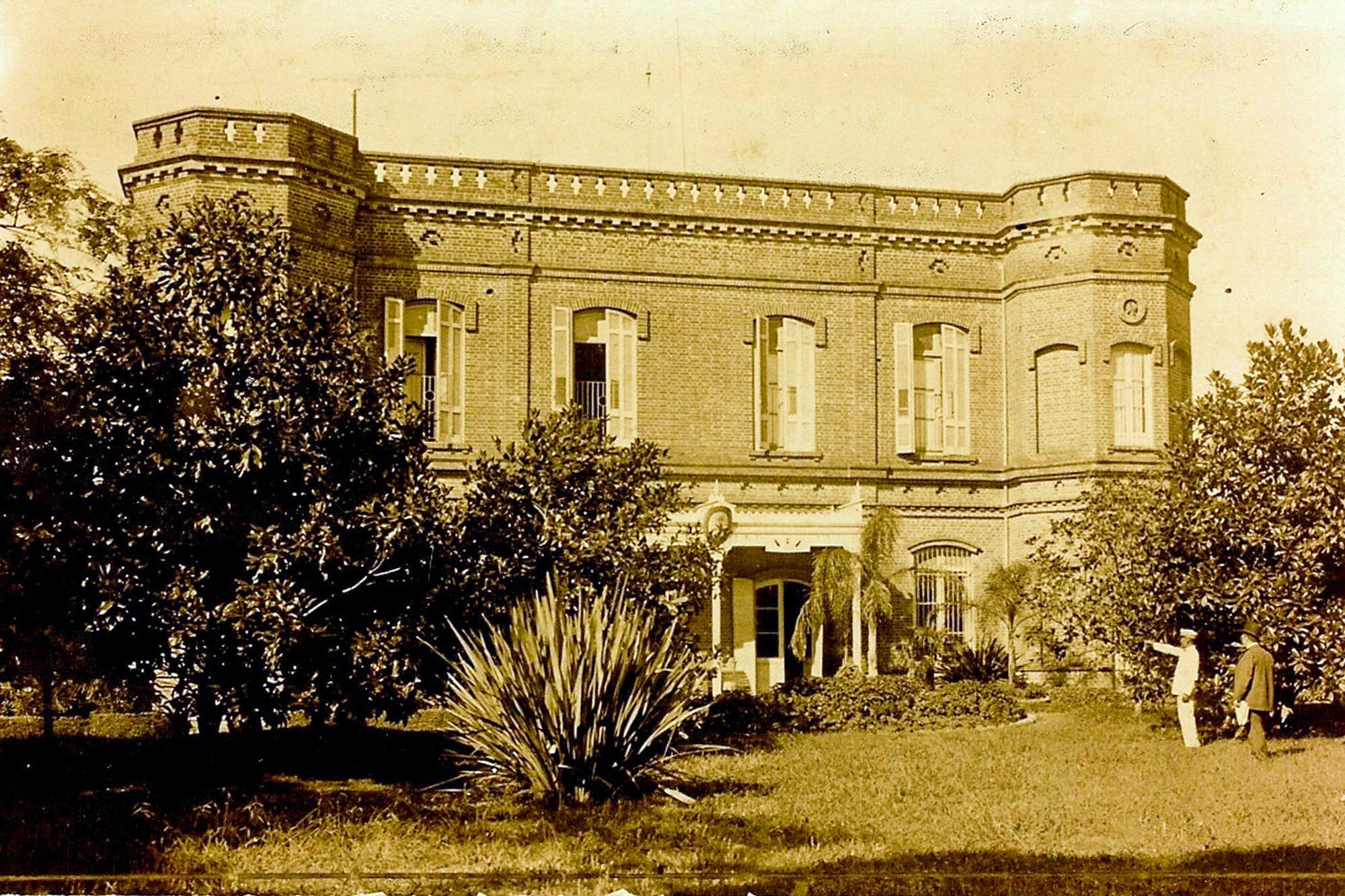 La histórica Casona en 1908, hoy declarada Monumento Histórico