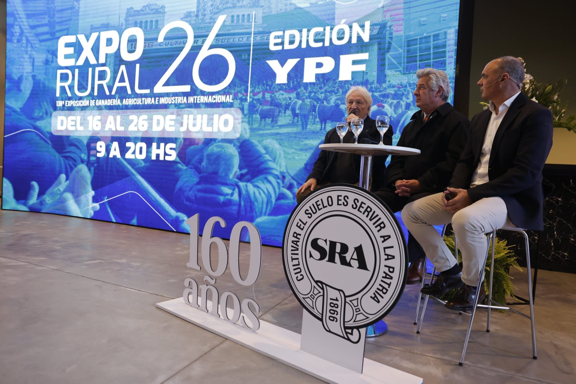 Lanzamiento de la Expo Rural 2026. Estará el presidente de la Rural, Nicolás Pino