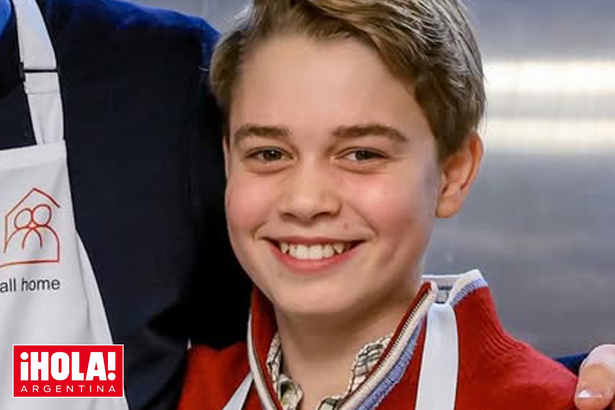 Príncipe George. Al igual que su abuela Lady Di y su papá William, se sumó a una tradición solidaria por primera vez