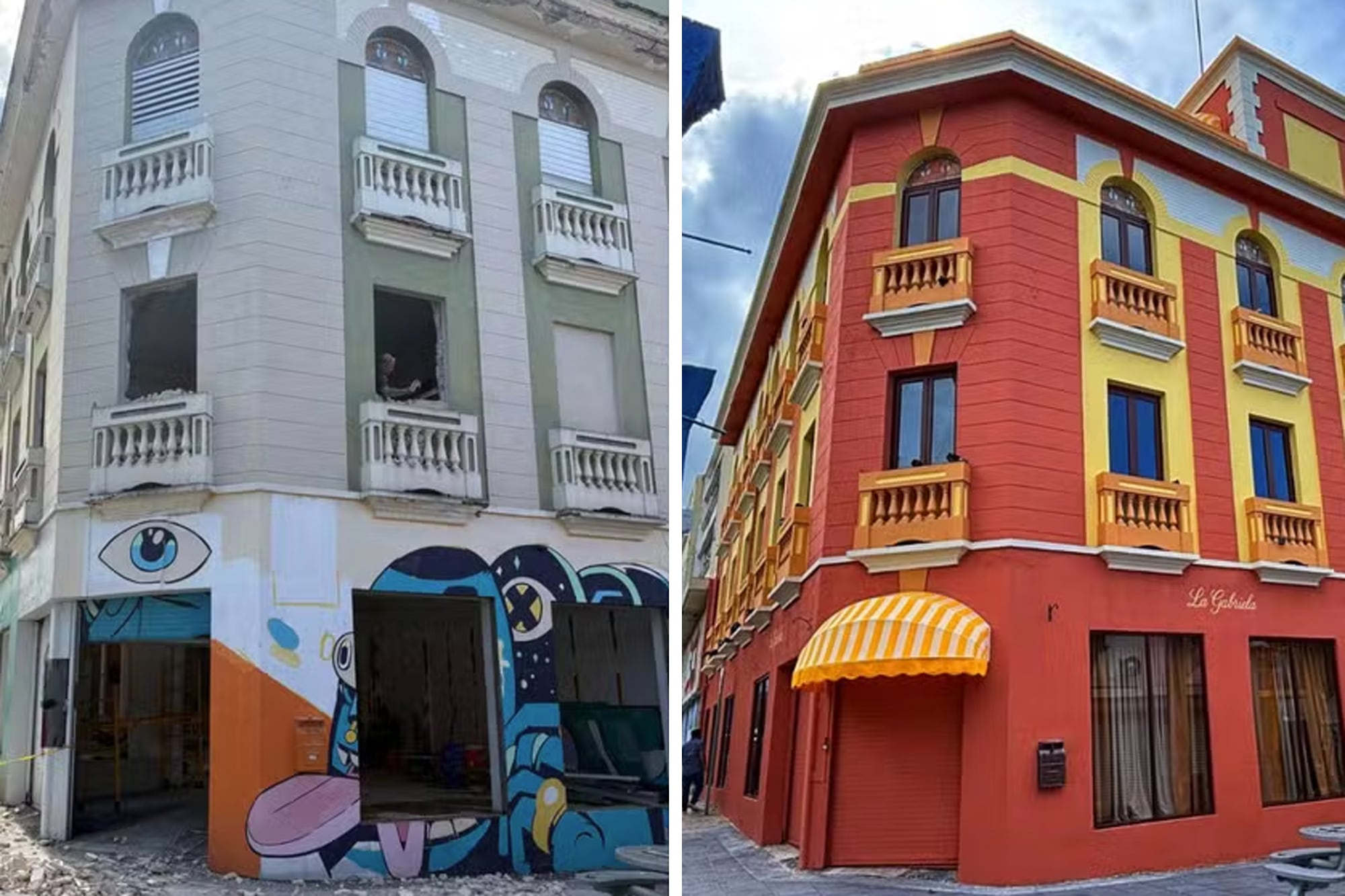 Edifício histórico en San Juan, Puerto Rico, que fue reformado por Bad Bunny para homenajear a su ex novia