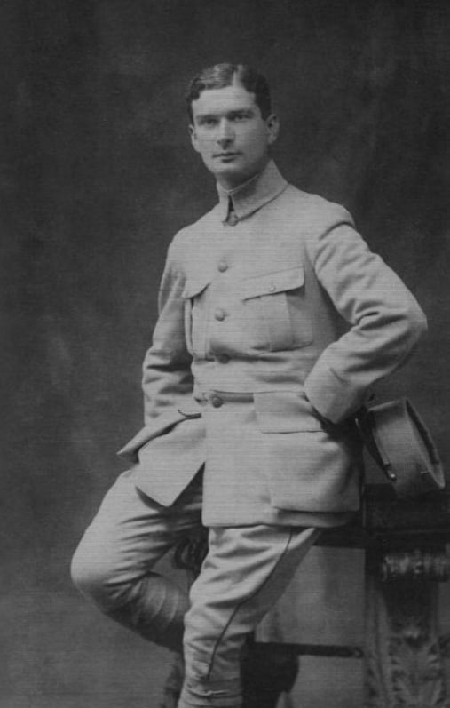 Pierre en 1914 cuando volvió a Francia para luchar en la Primera Guerra Mundial (Foto en Cautiva en Arabia, de Morató)